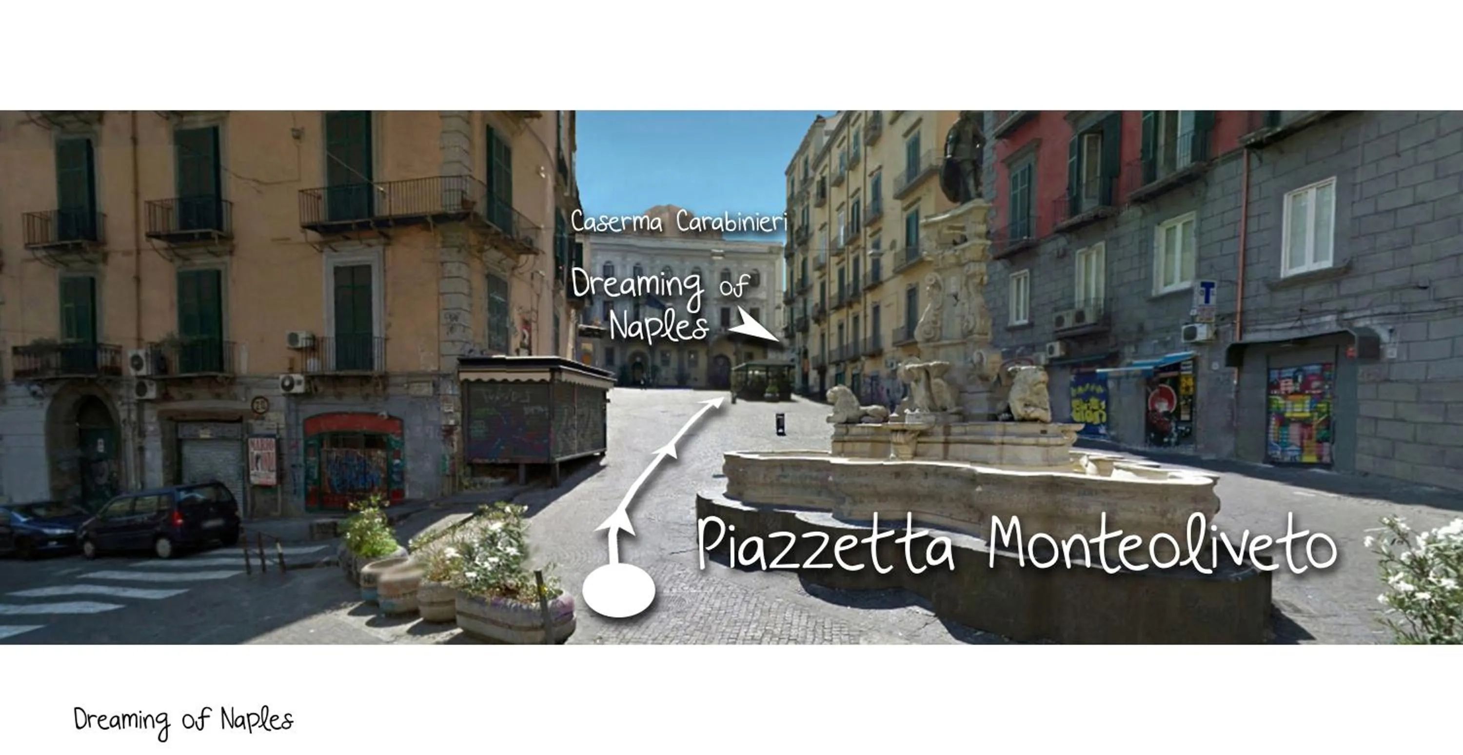 Text overlay in Dreaming of Naples