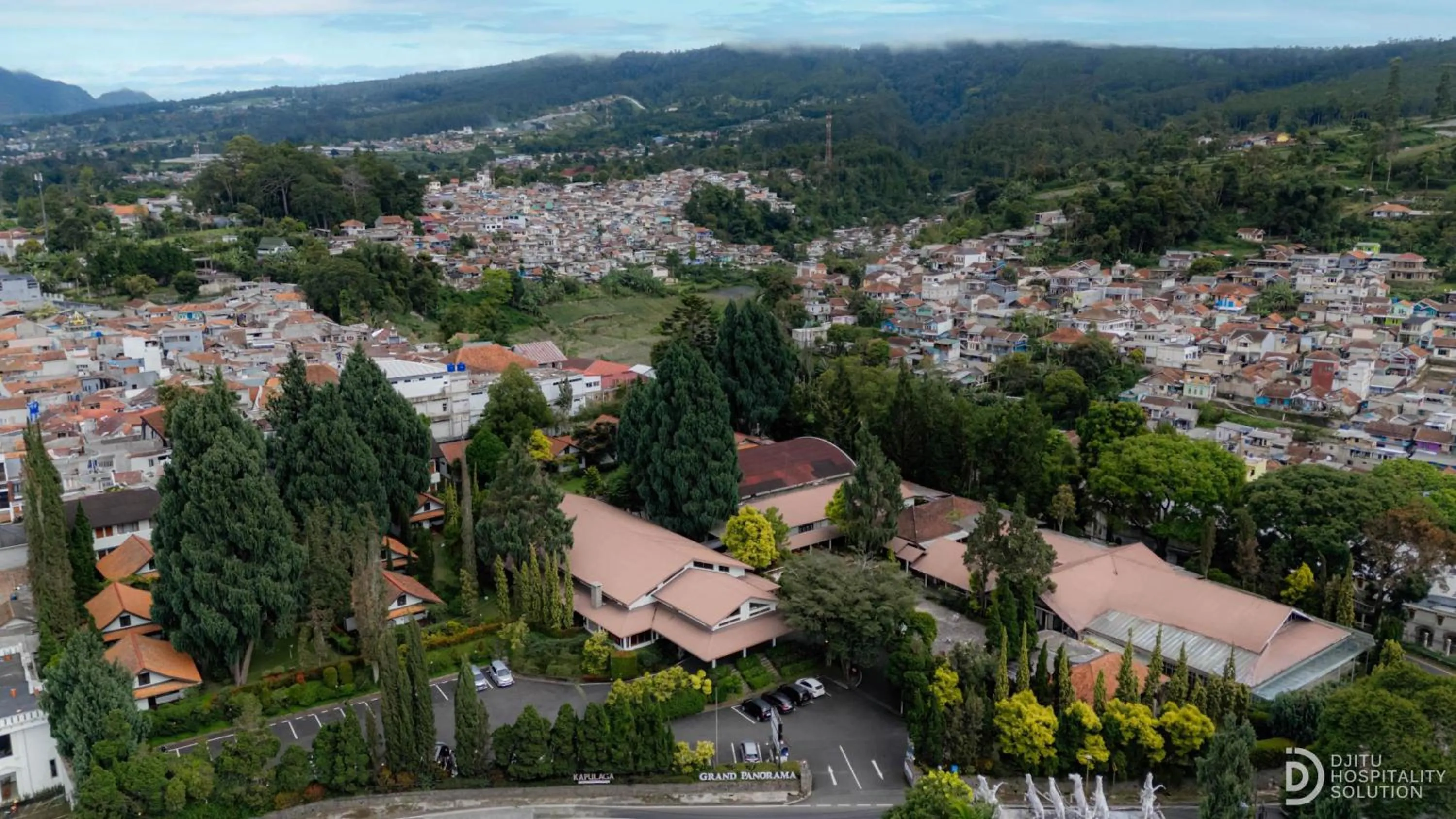 Bird's eye view in Hotel Grand Panorama Lembang