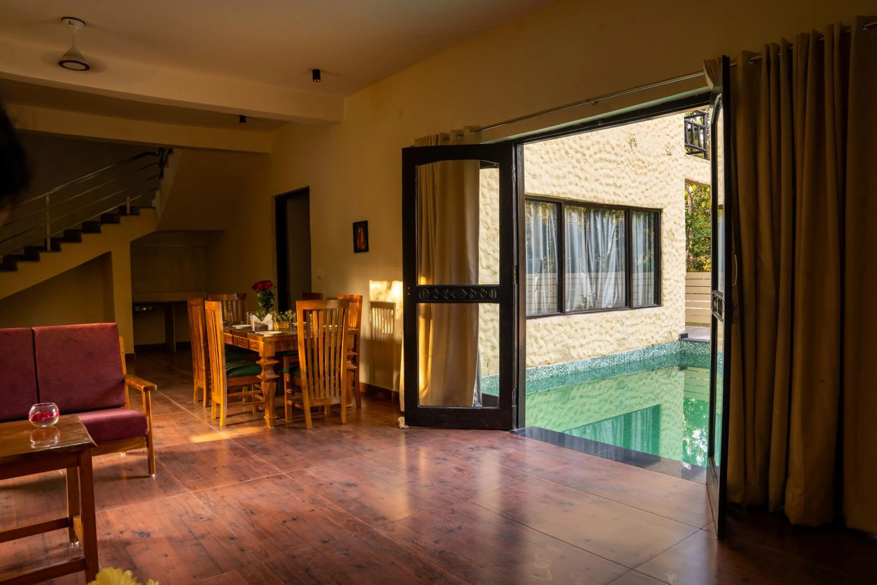 Seating area in Citrus Prime Kanha Resort and Villas