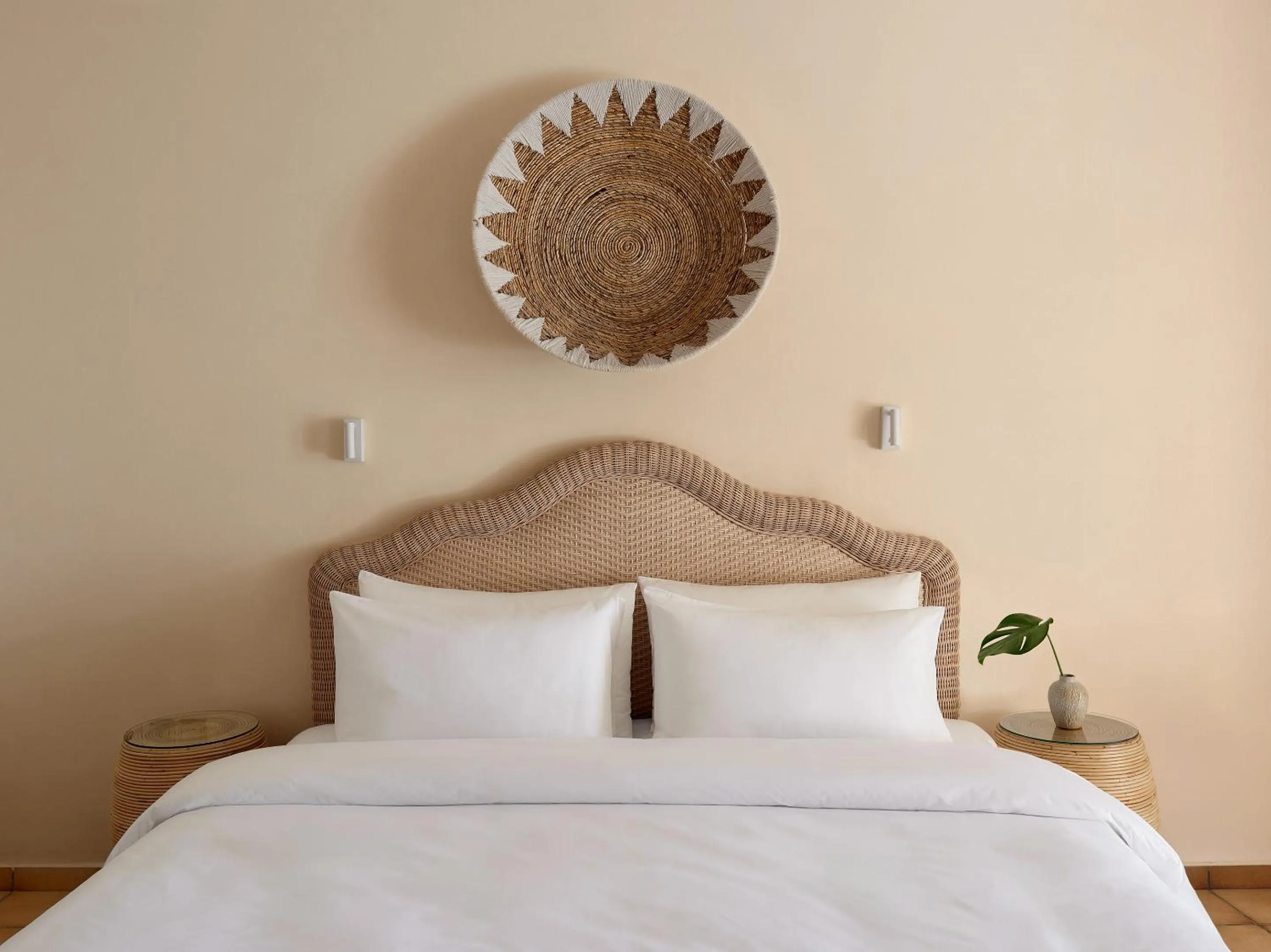 Bed in Grecotel Casa Paradiso