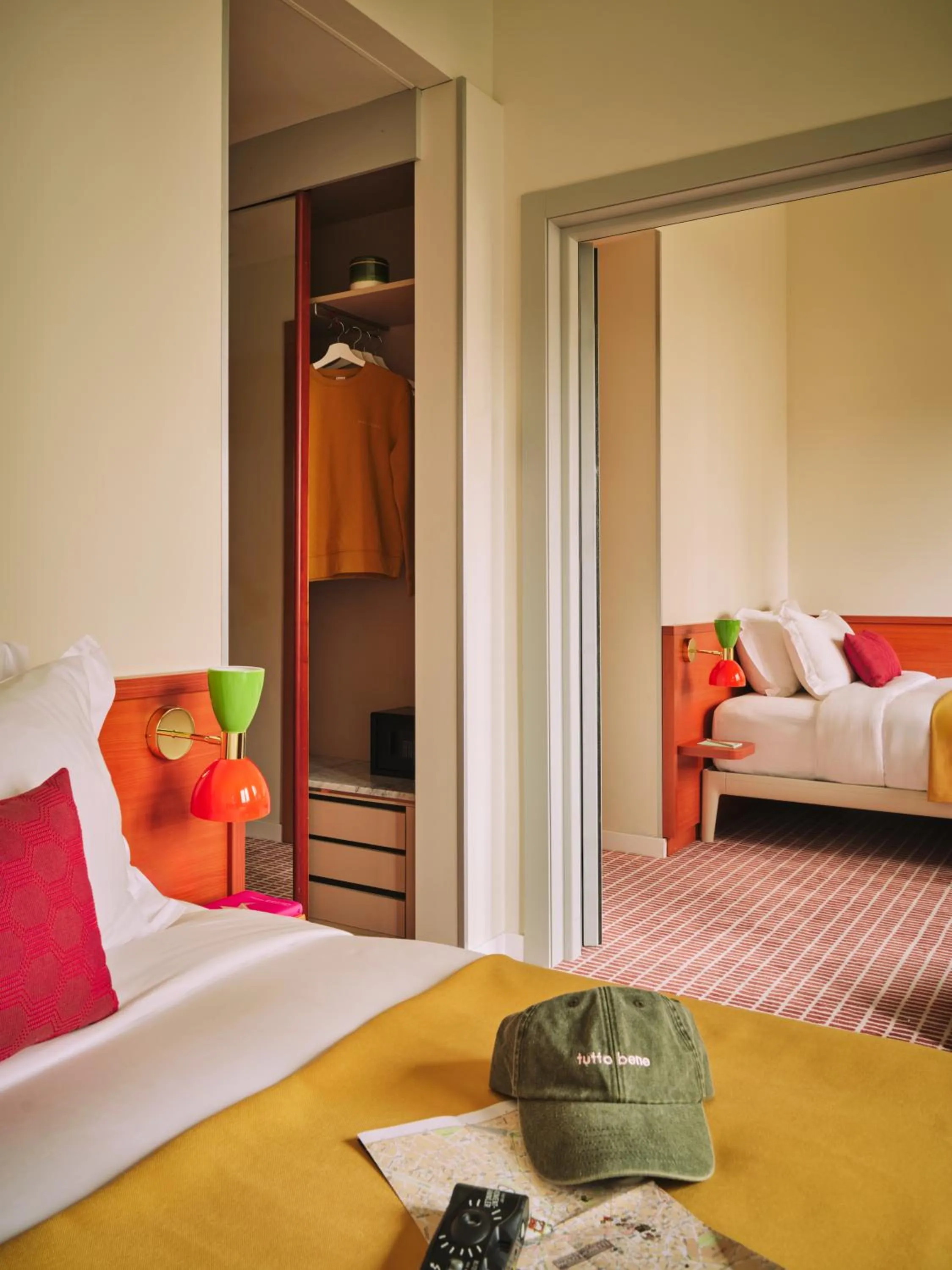 Bedroom, Bed in Max Brown Hotel Missori, part of Sircle Collection