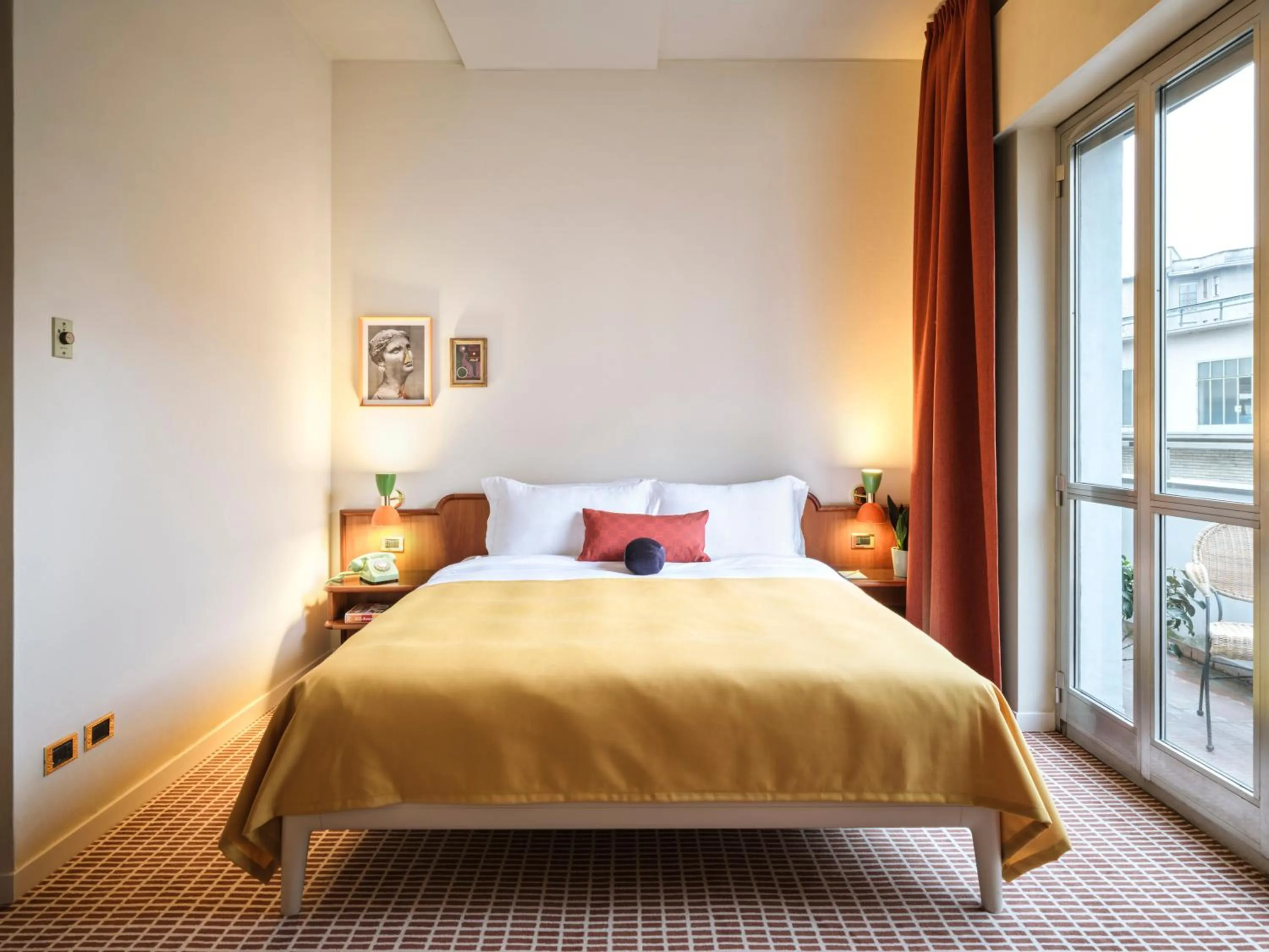 Bedroom, Bed in Max Brown Hotel Missori, part of Sircle Collection