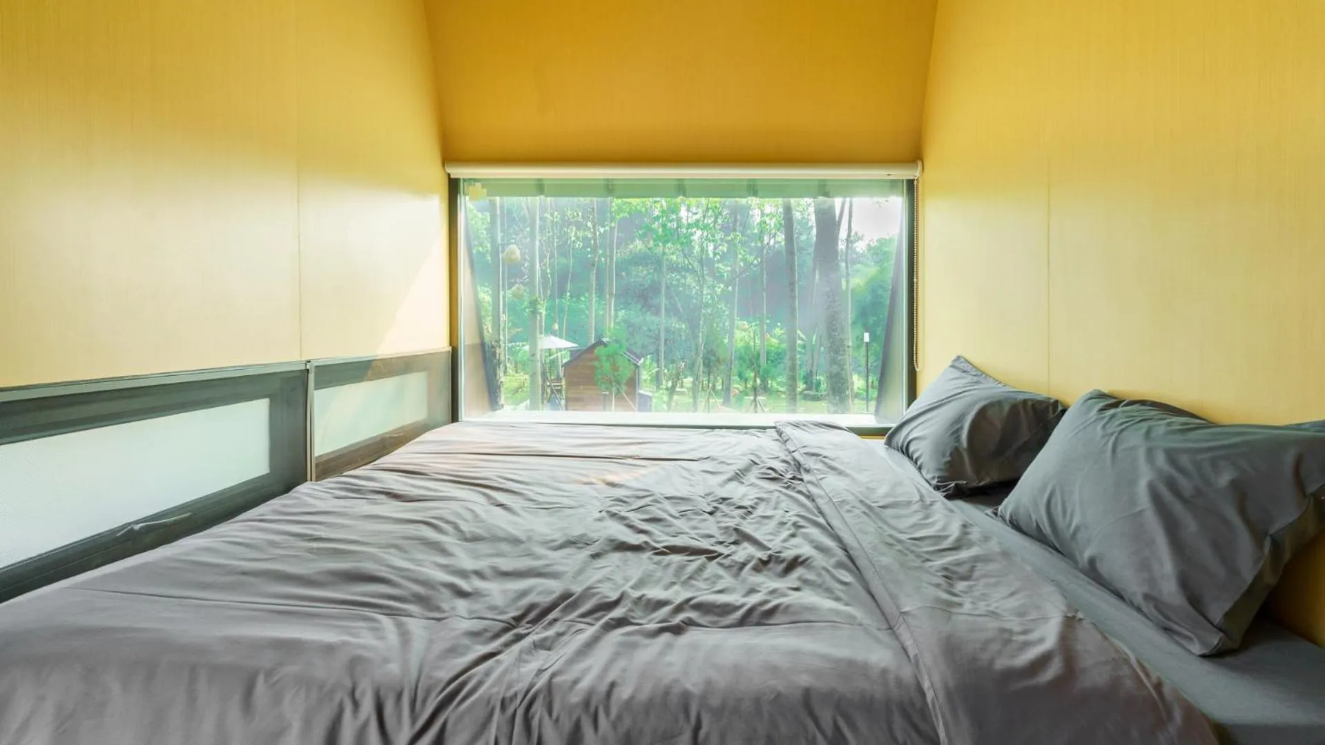 Bed in Bobocabin The Tavia, Puncak