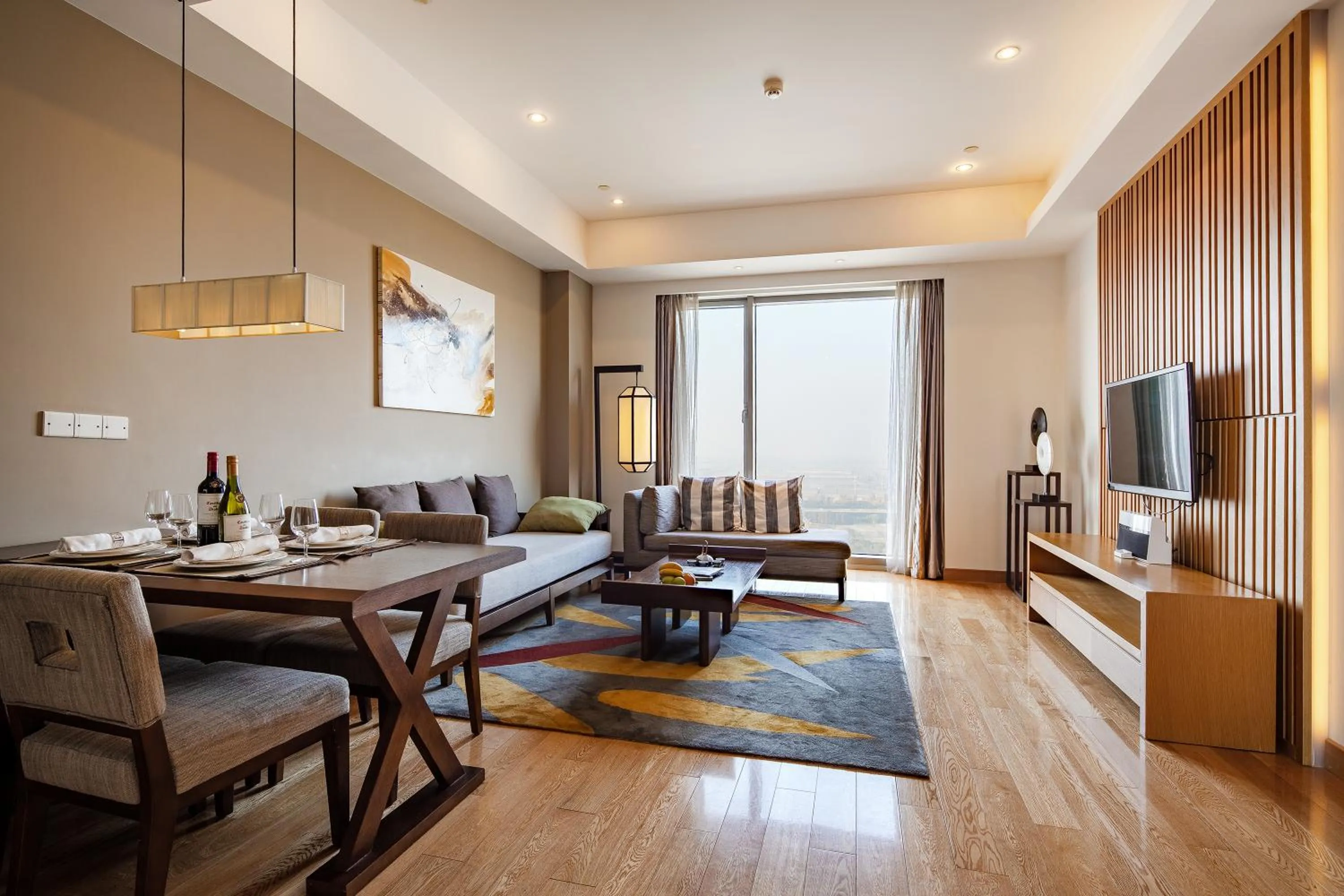 Living room in Shama Heda Serviced Apartment