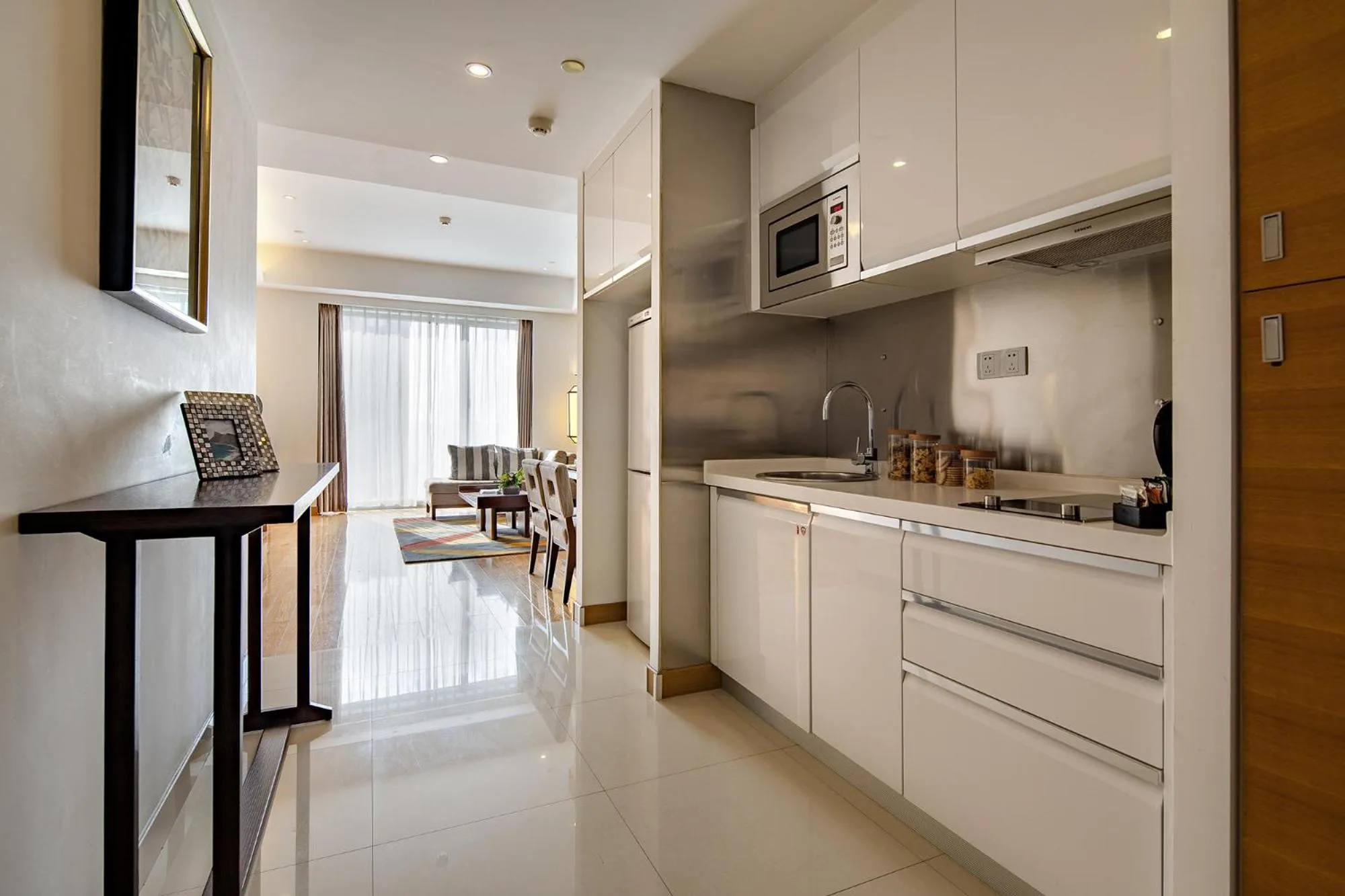 Kitchen or kitchenette in Shama Heda Serviced Apartment