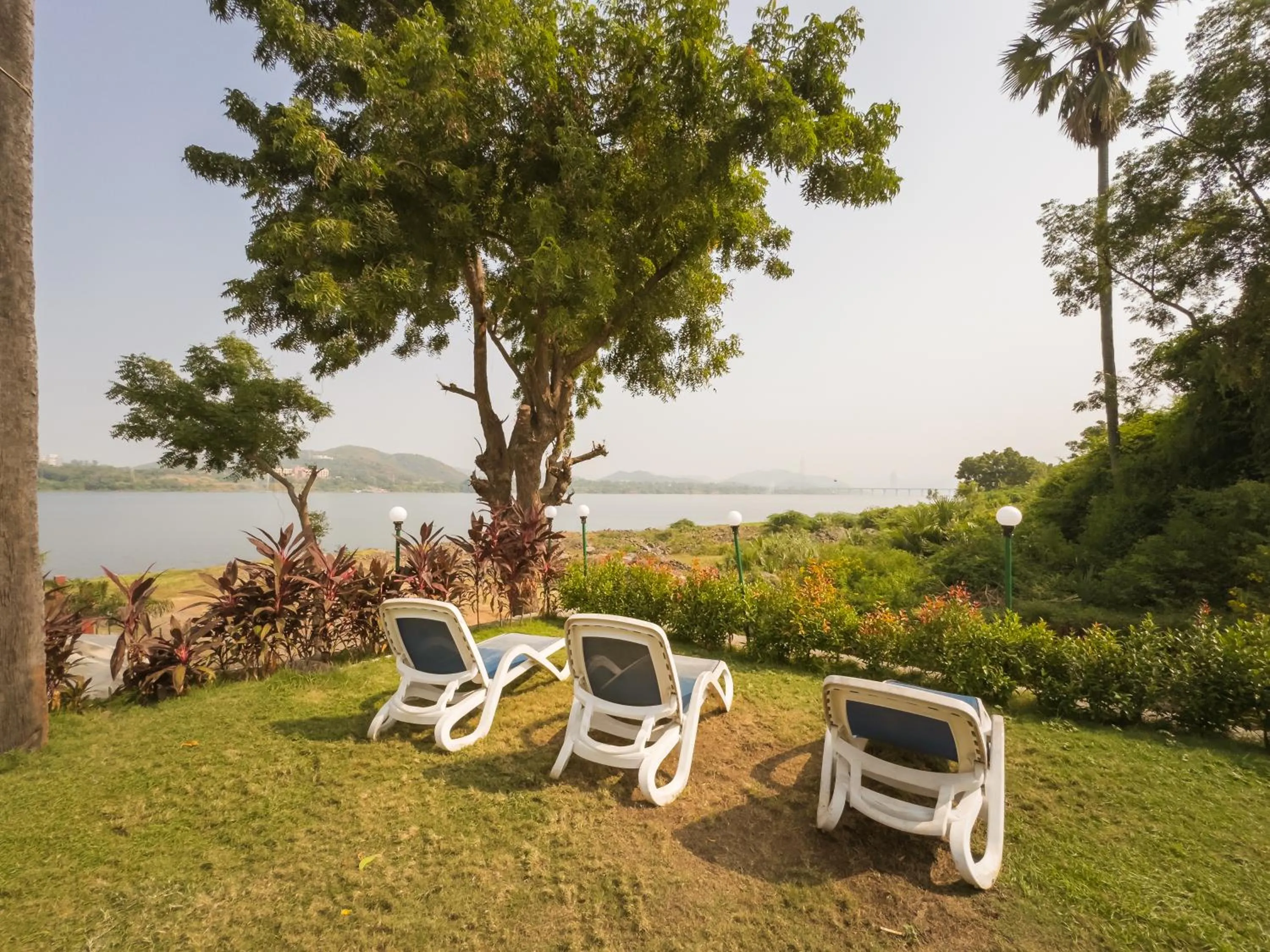 Seating area in RiverView Tent Resort
