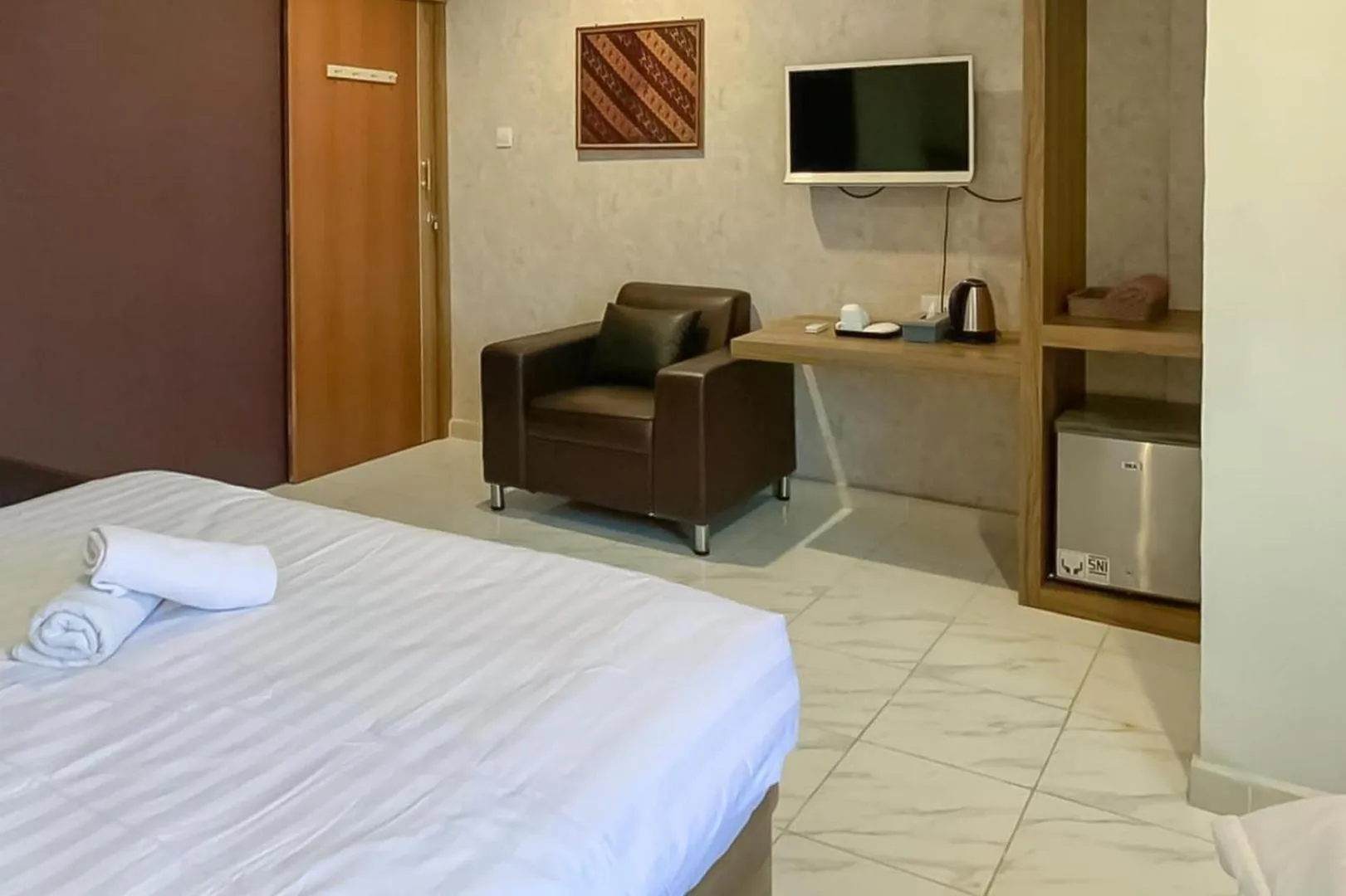 Bedroom in RedDoorz Syariah @ Jl D I Panjaitan Batu 7 Tanjung Pinang