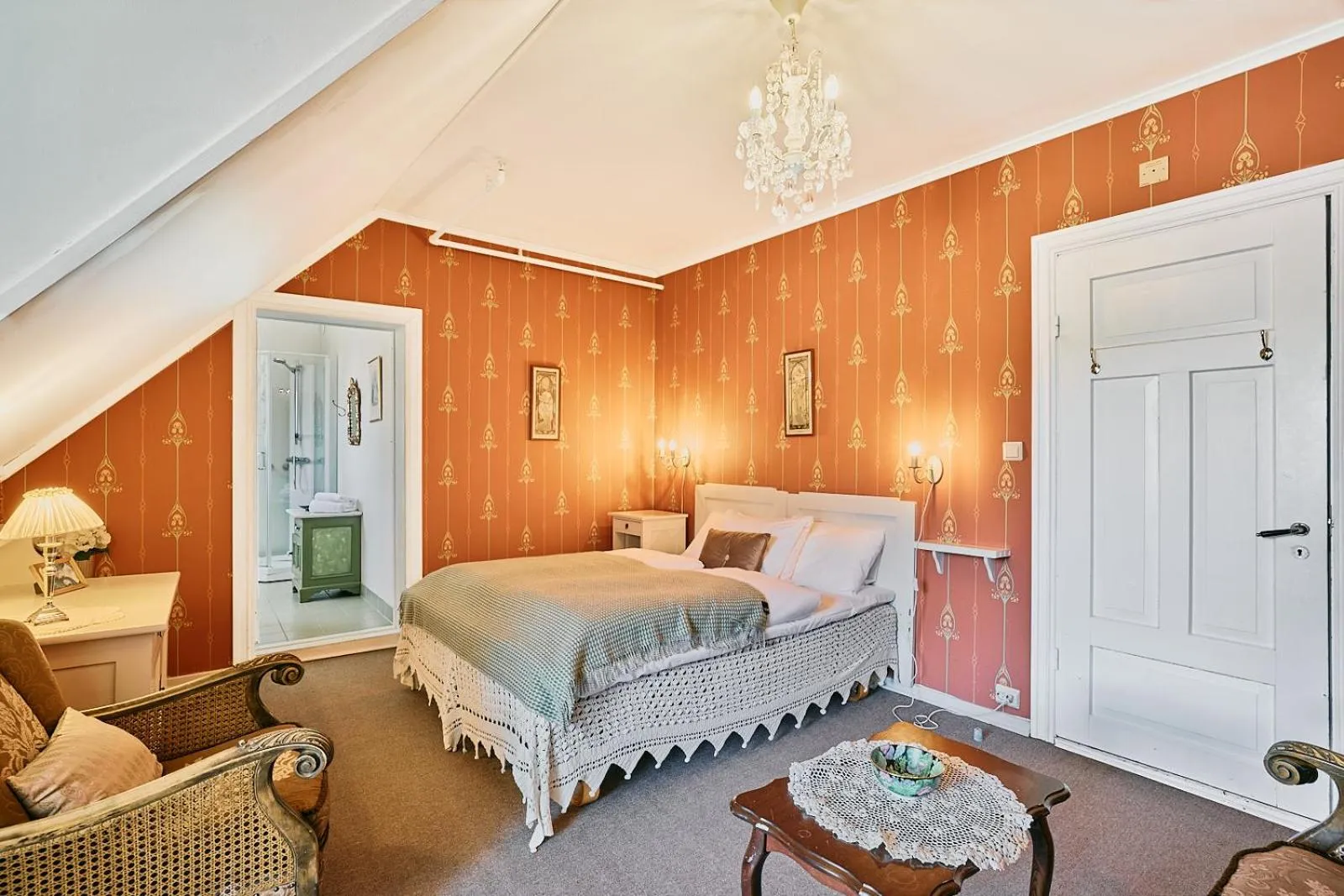 Bedroom, Bed in Visnes Hotel Stryn