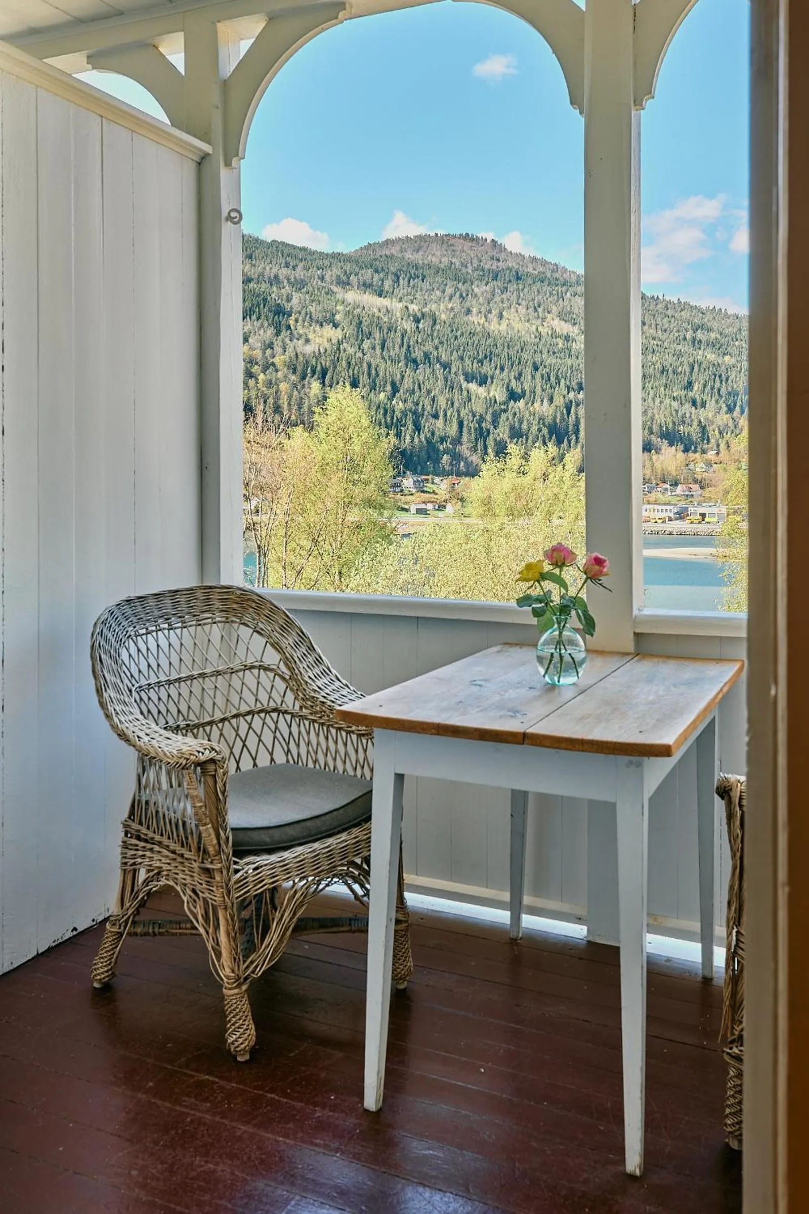 Balcony/Terrace in Visnes Hotel Stryn
