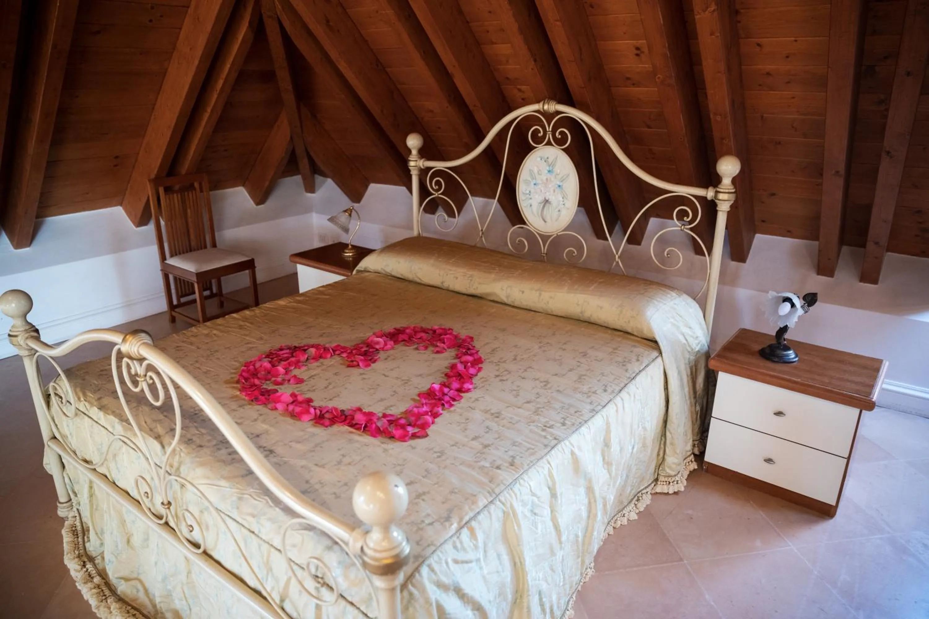 Bed in Villa Strampelli