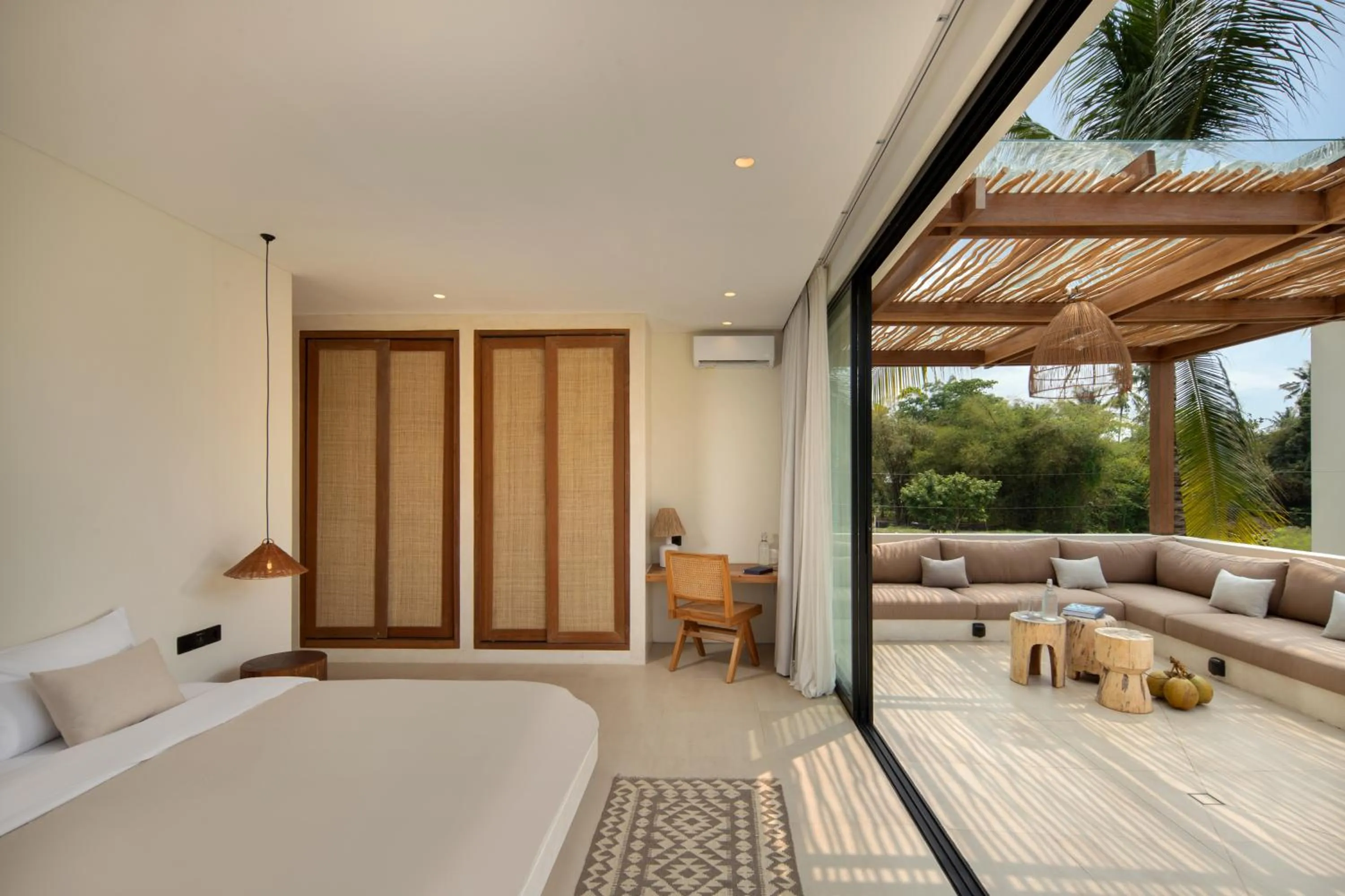 Bed in Tias Villas