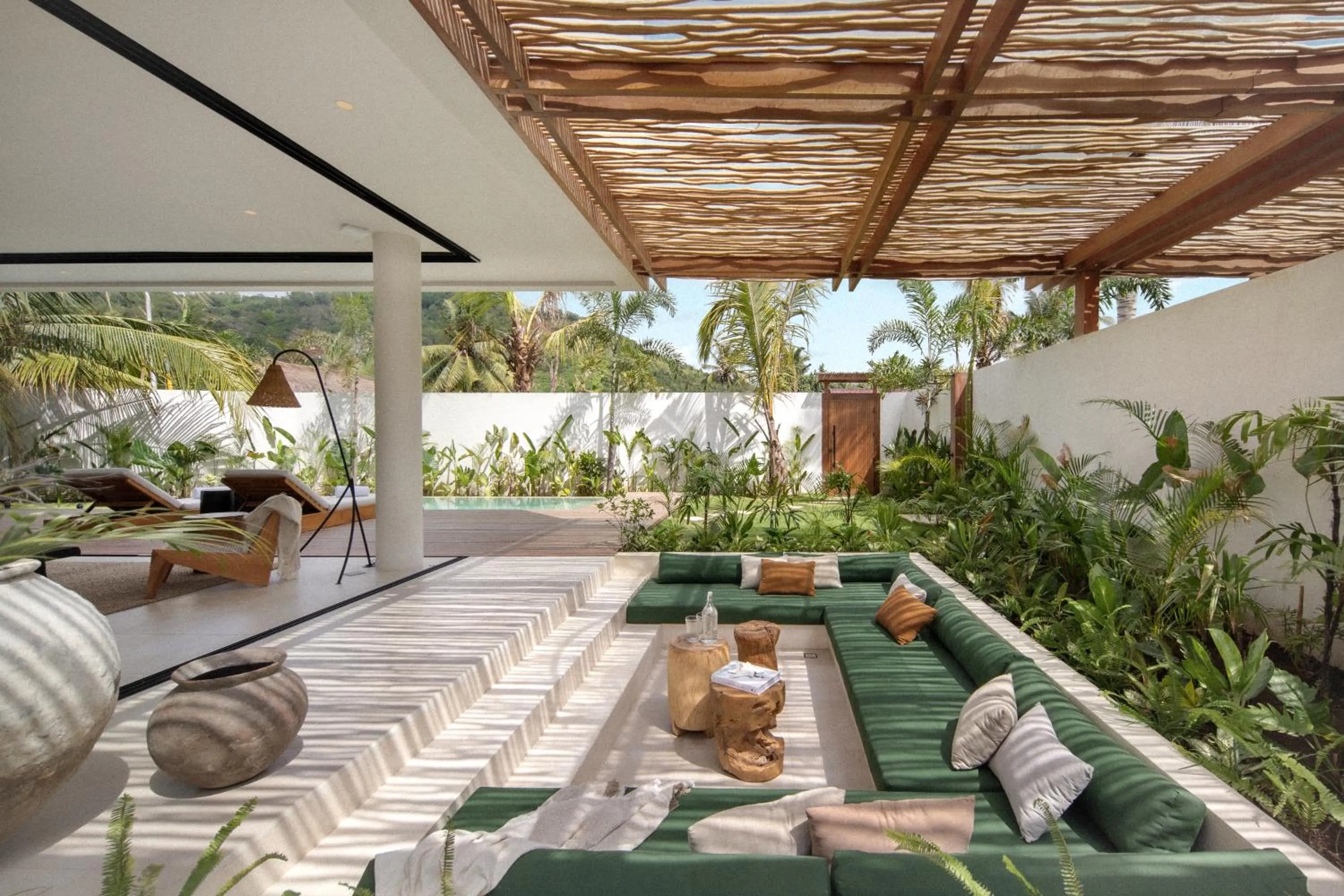 Garden in Tias Villas