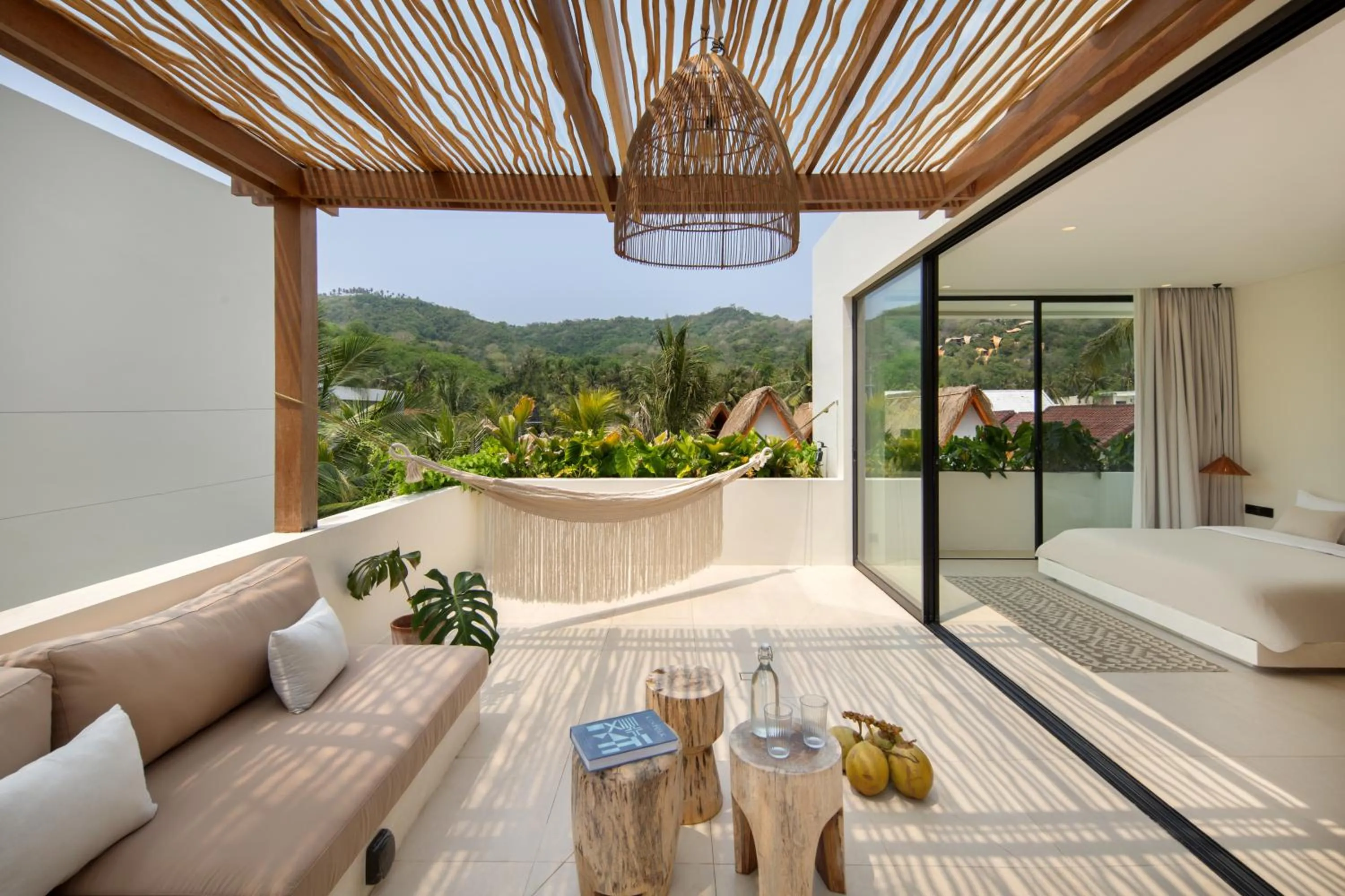 Bed in Tias Villas