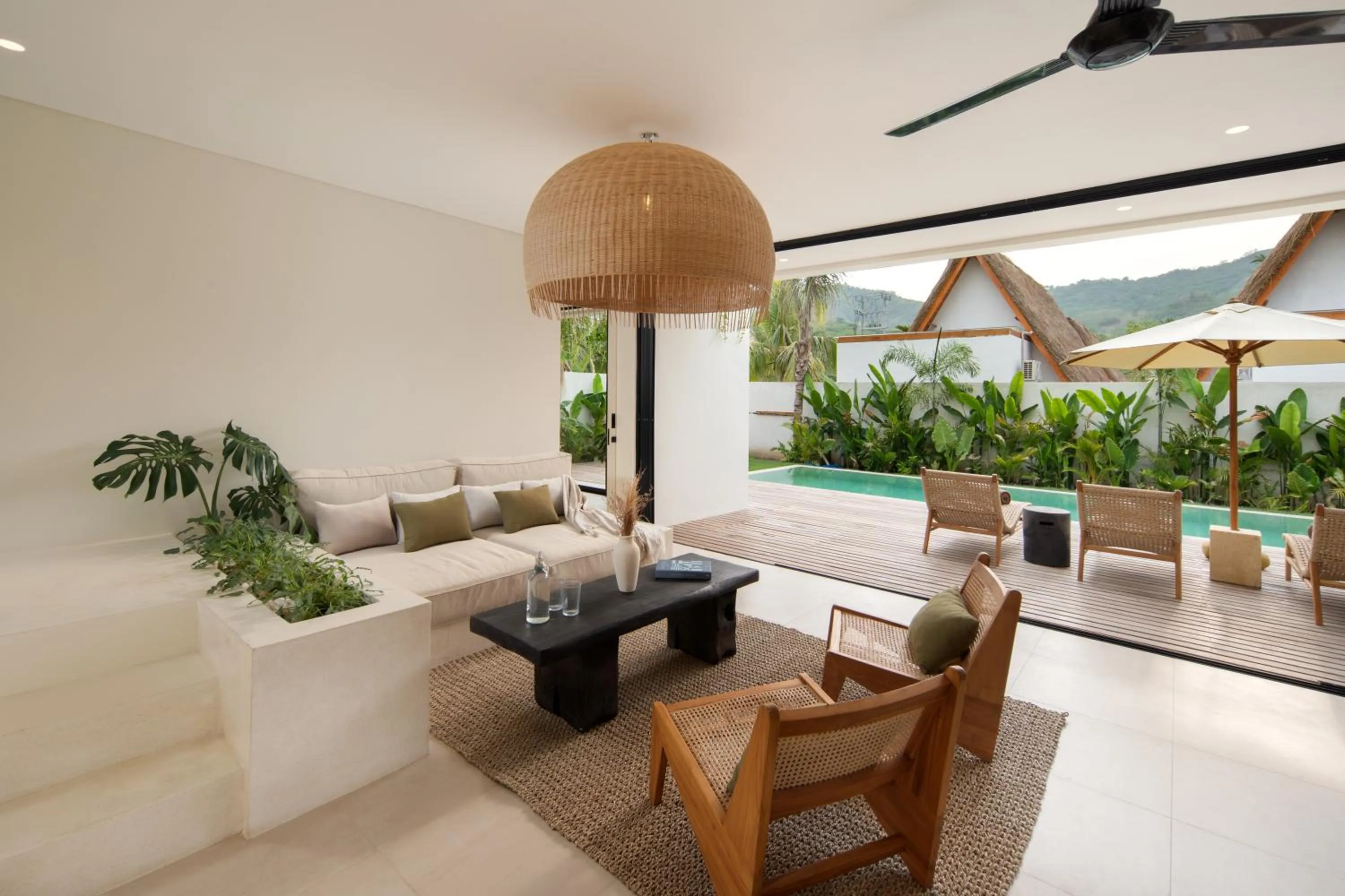 Living room in Tias Villas