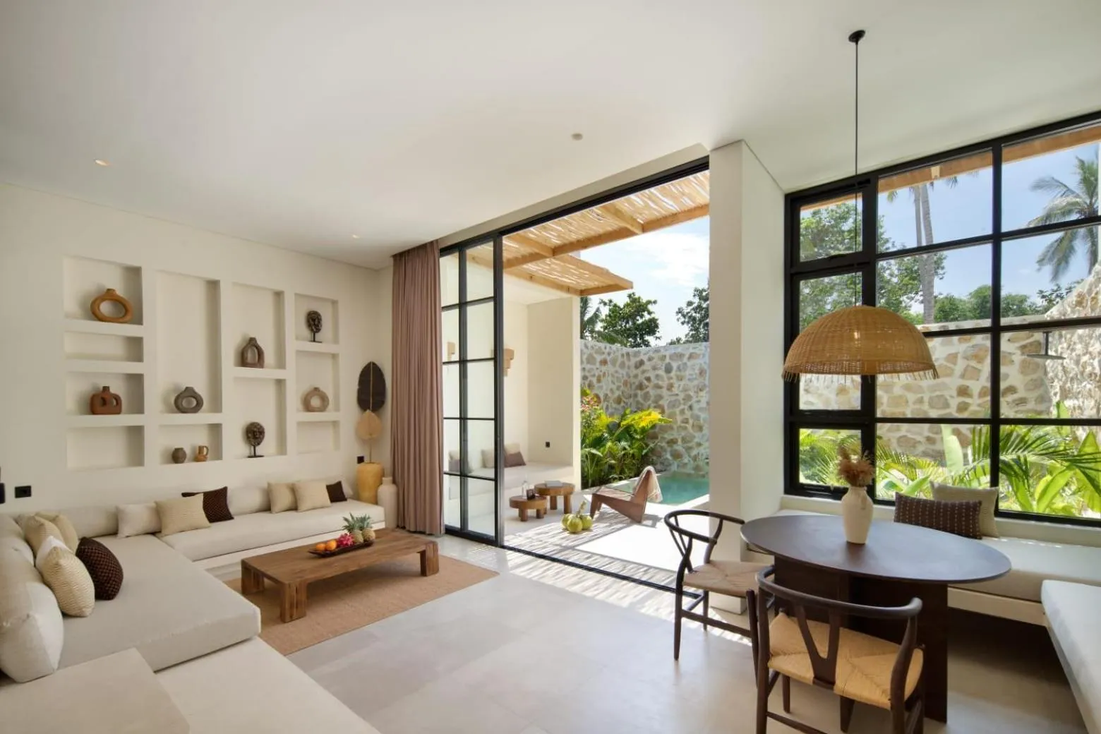 Living room in Tias Villas