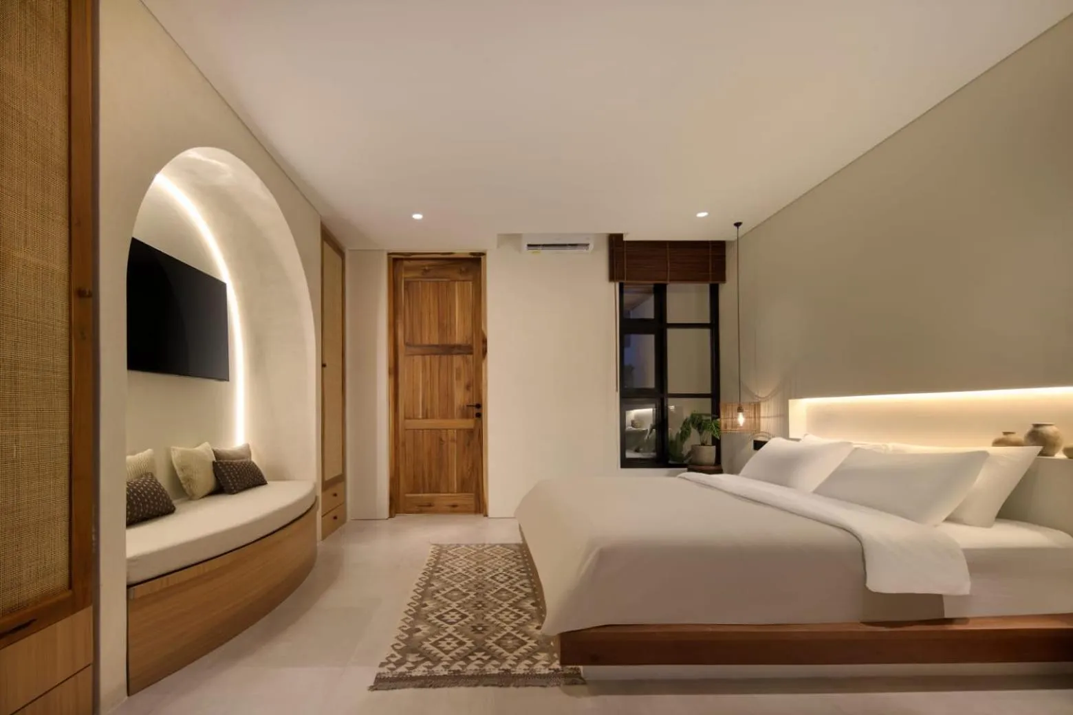 TV and multimedia, Bed in Tias Villas
