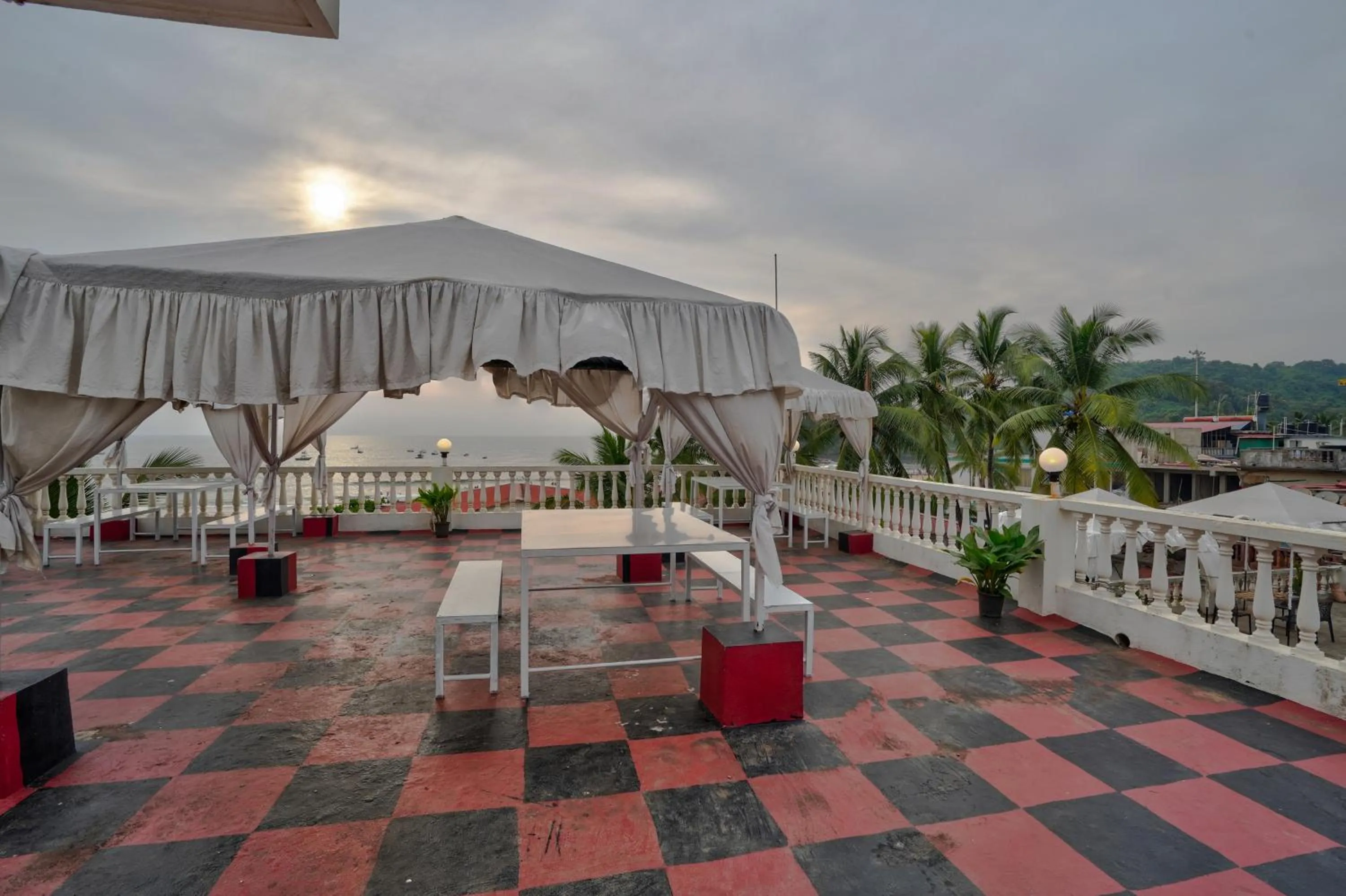 Balcony/Terrace in Hotel Salty Waves Baga