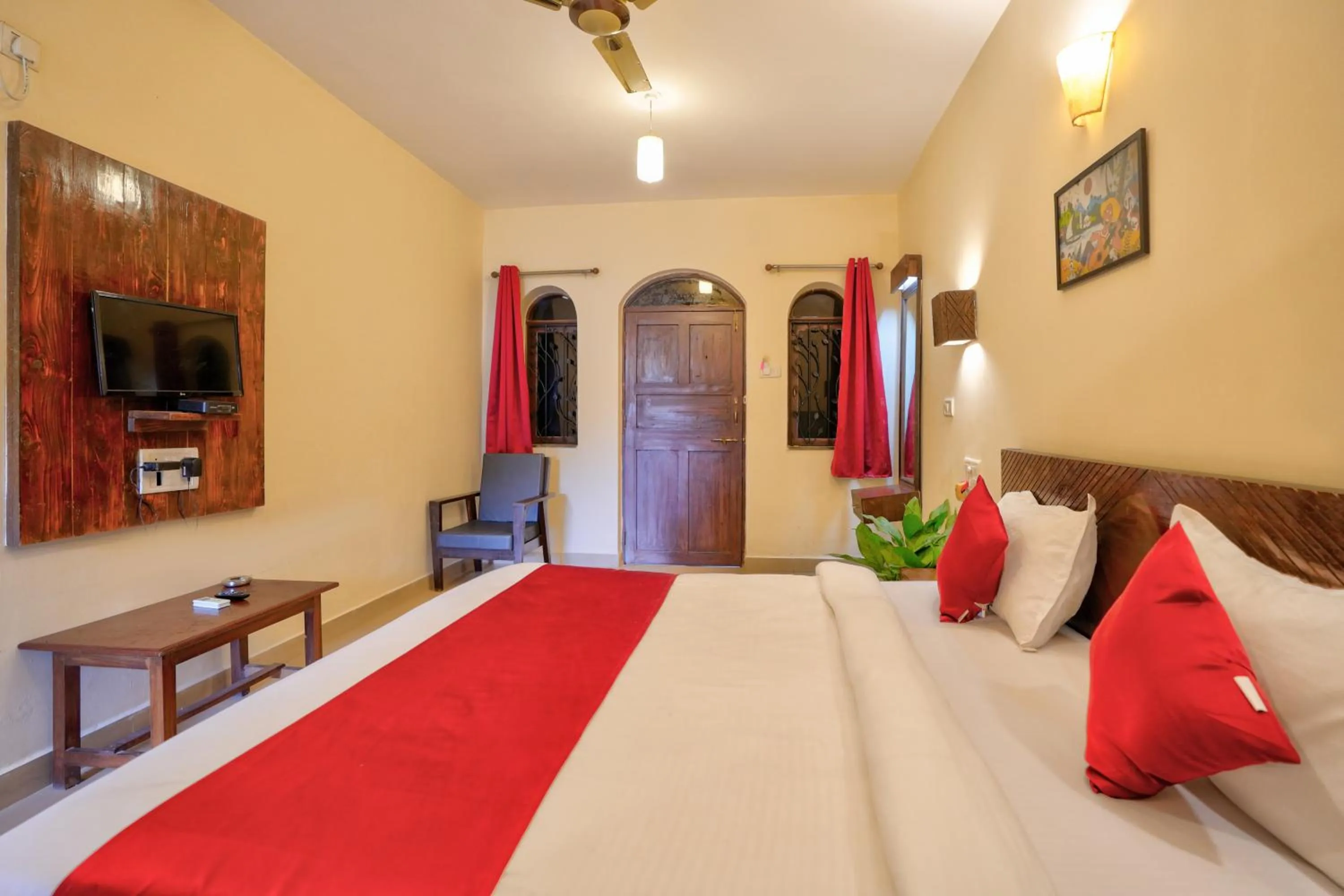 Bedroom, Bed in Hotel Salty Waves Baga