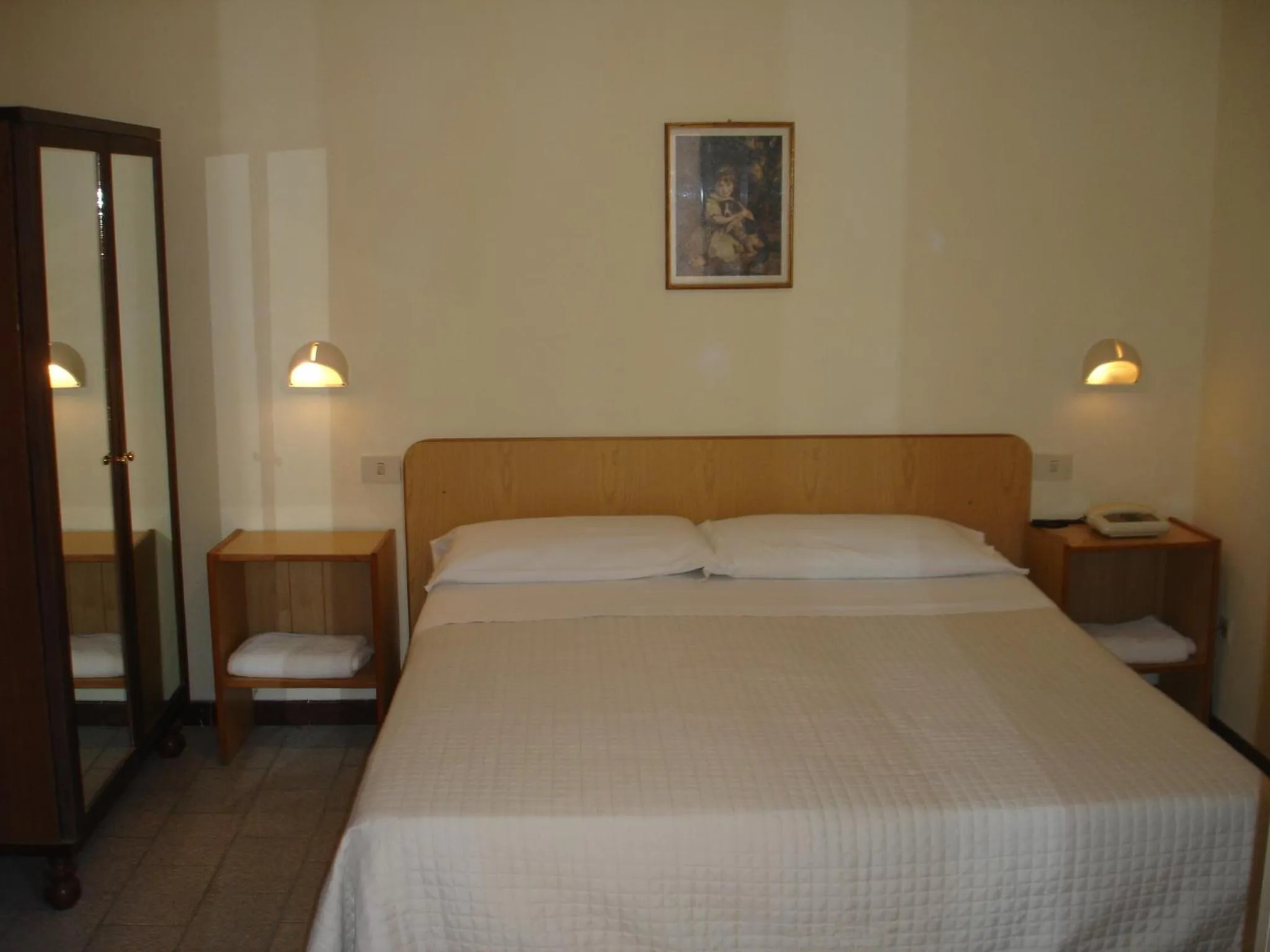 Bed in Hotel La Rusticana