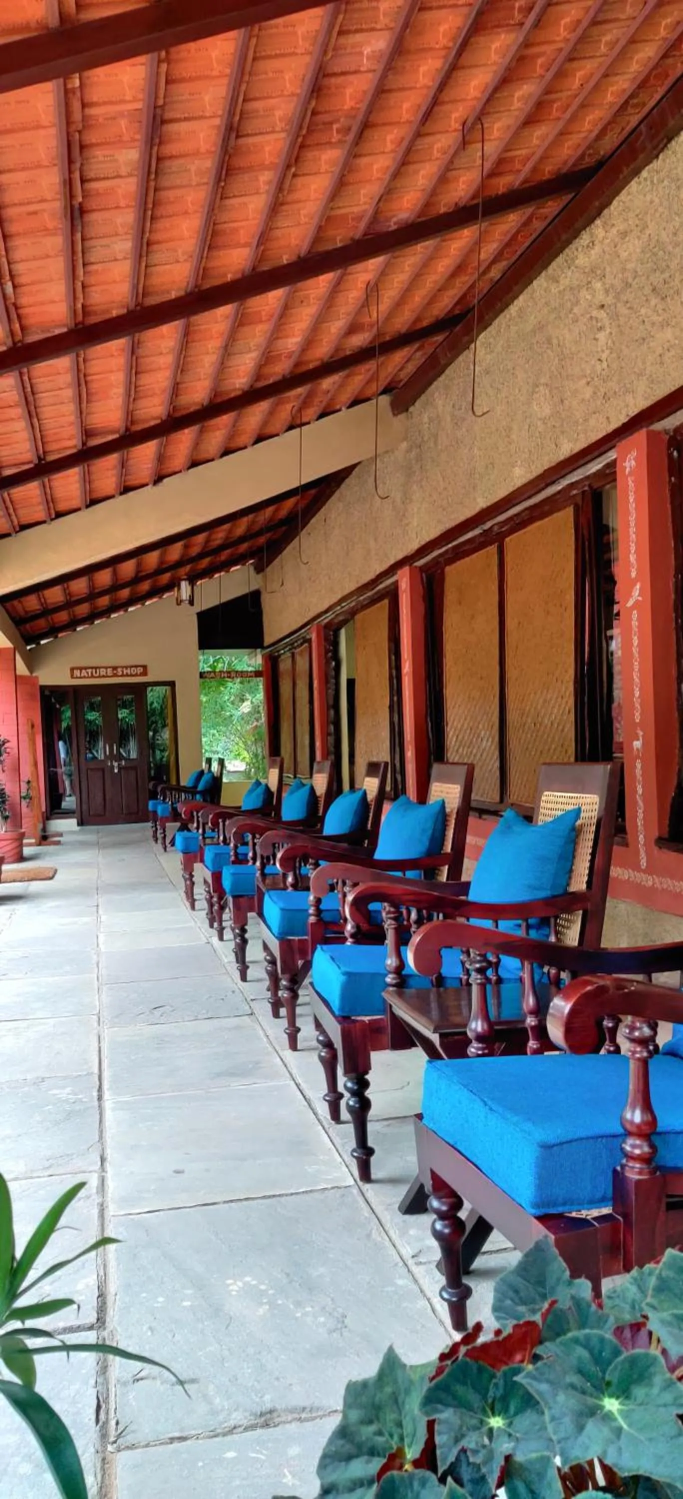 Patio in Bandhavgarh Jungle Lodge