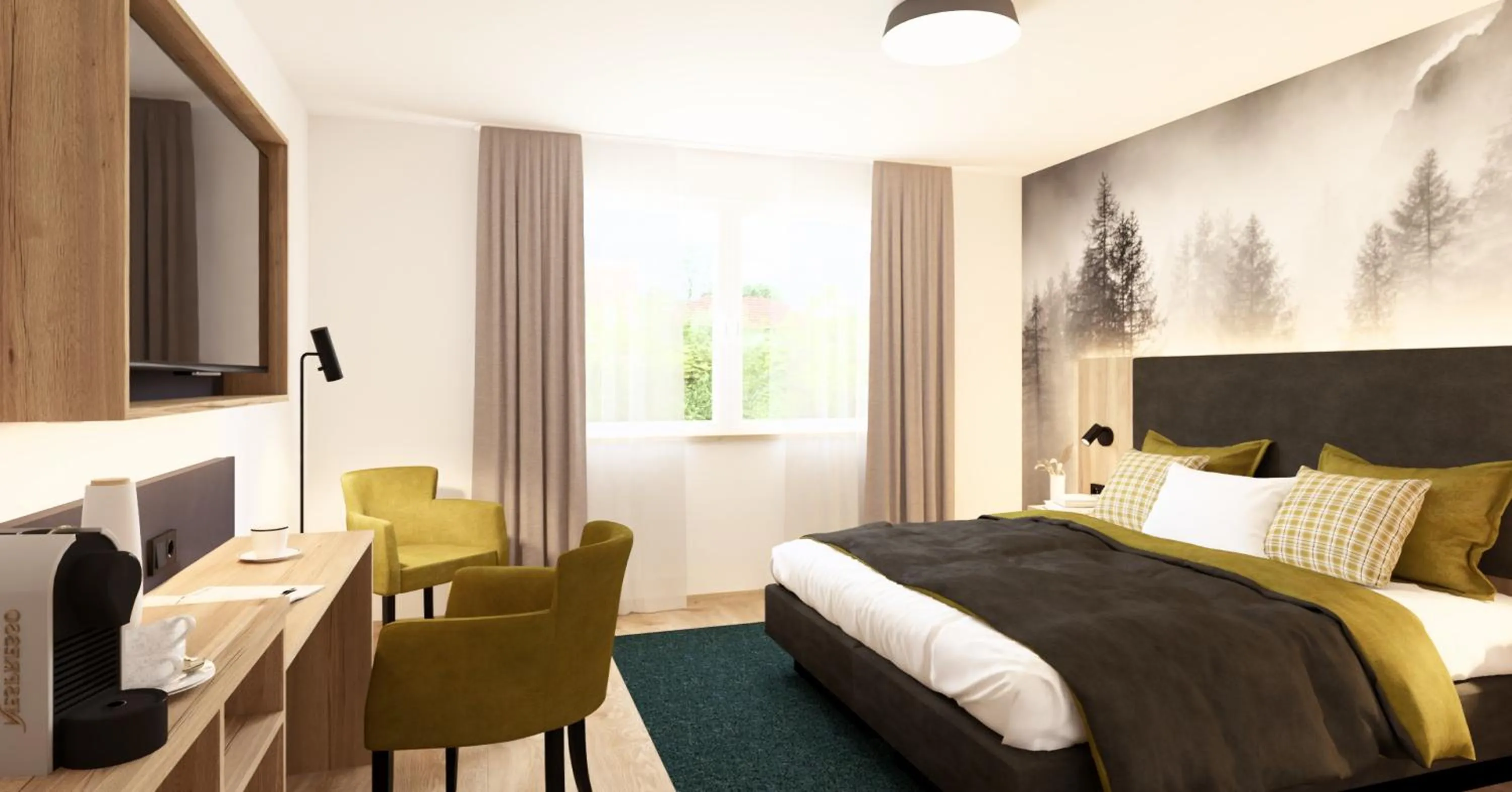 Bed in Wohlfühlhotel zur Grässelmühle