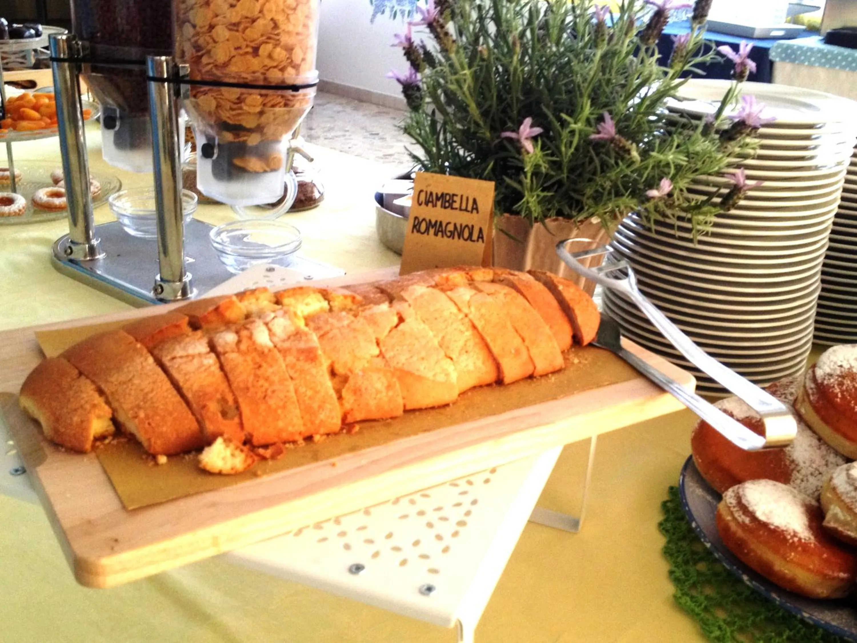 Buffet breakfast in Hotel Lux