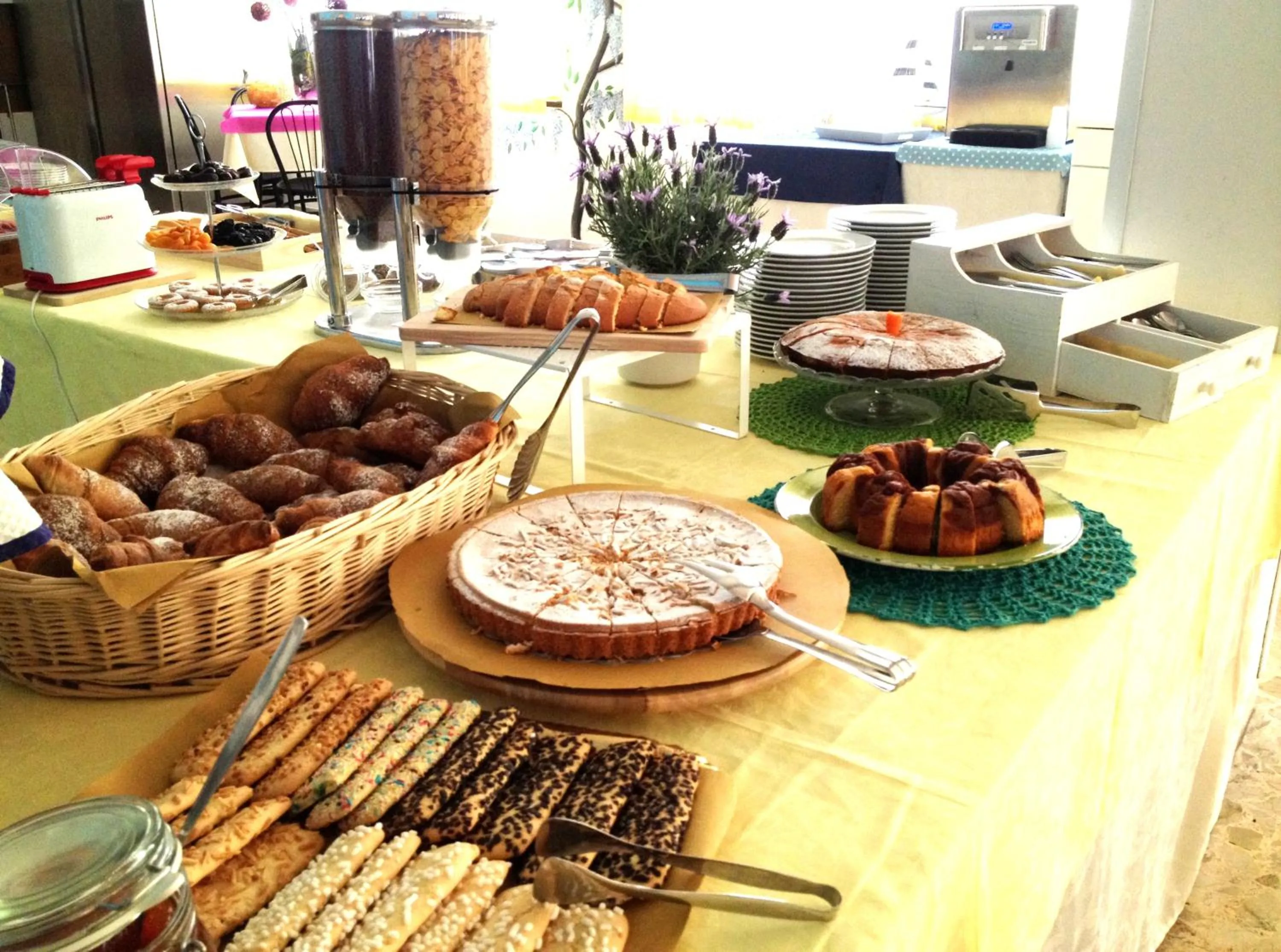 Buffet breakfast in Hotel Lux