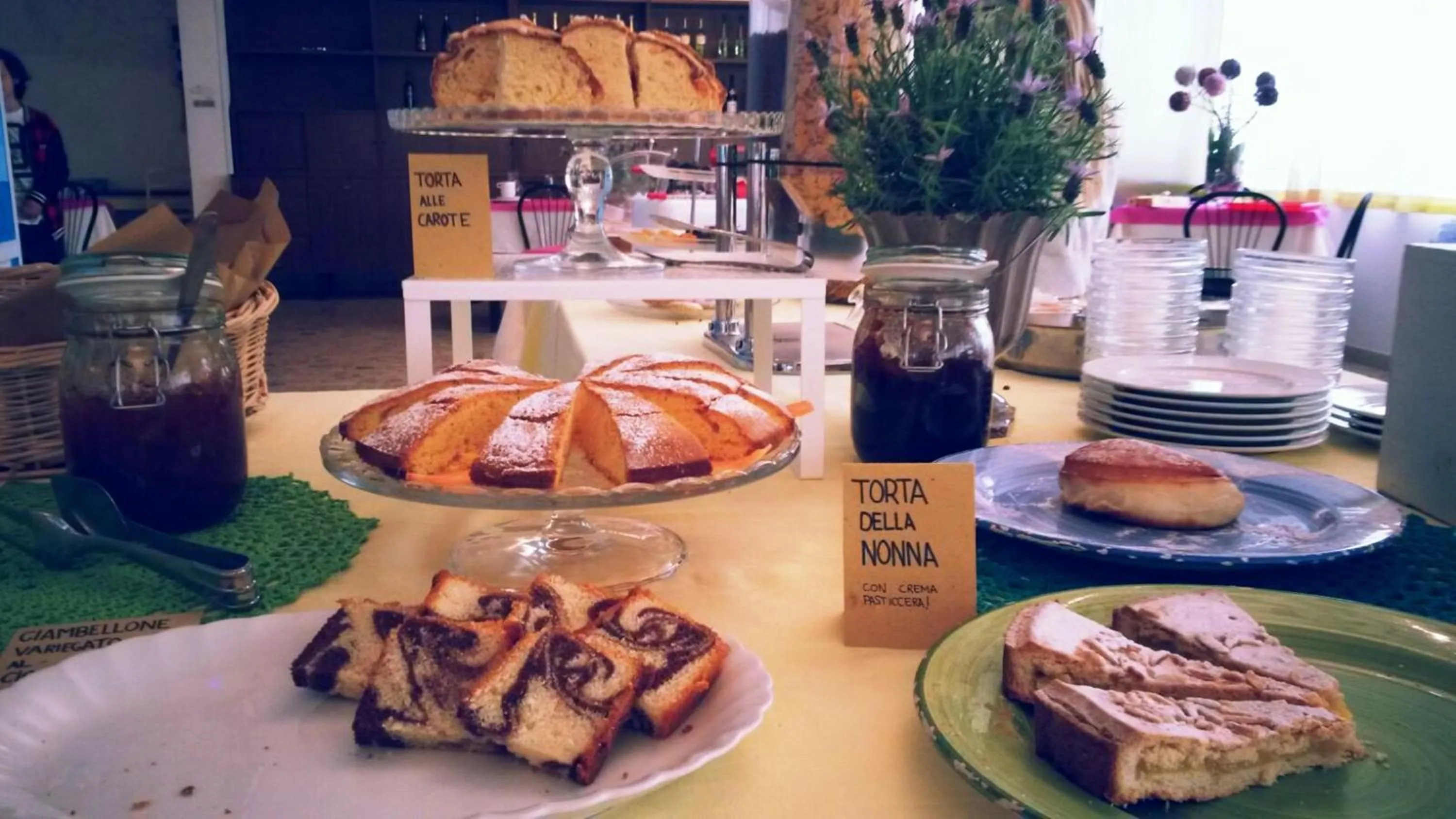 Buffet breakfast in Hotel Lux