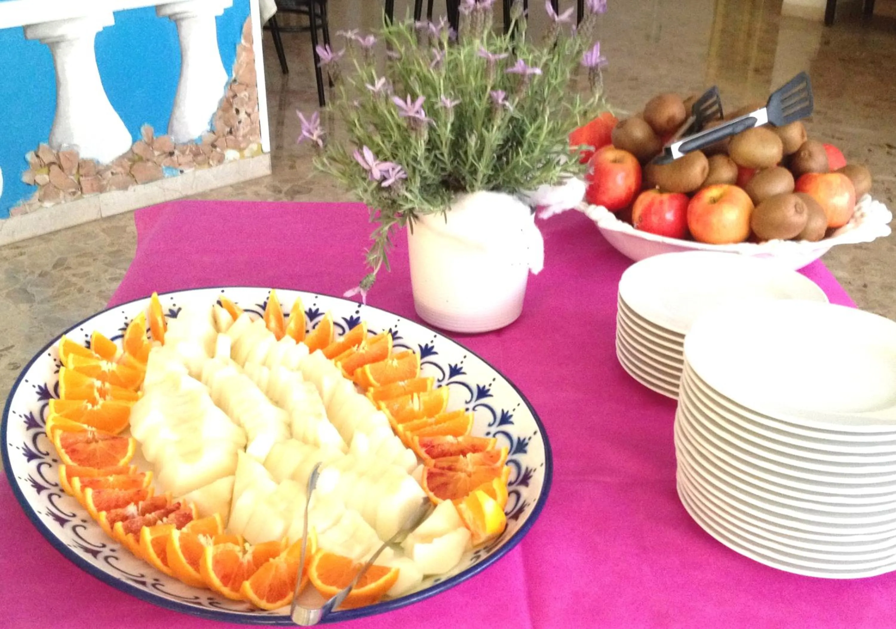 Buffet breakfast in Hotel Lux