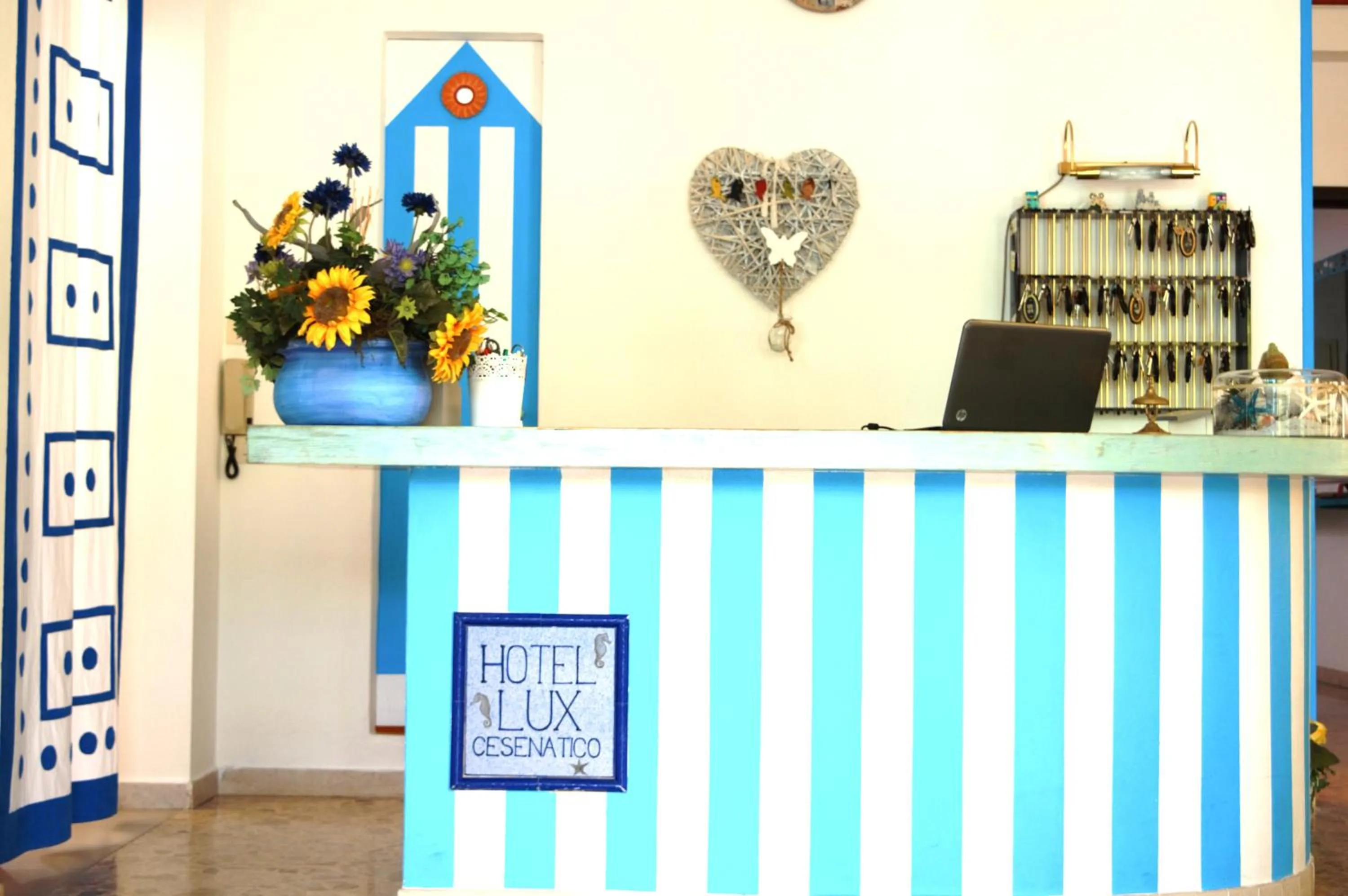 Lobby or reception in Hotel Lux