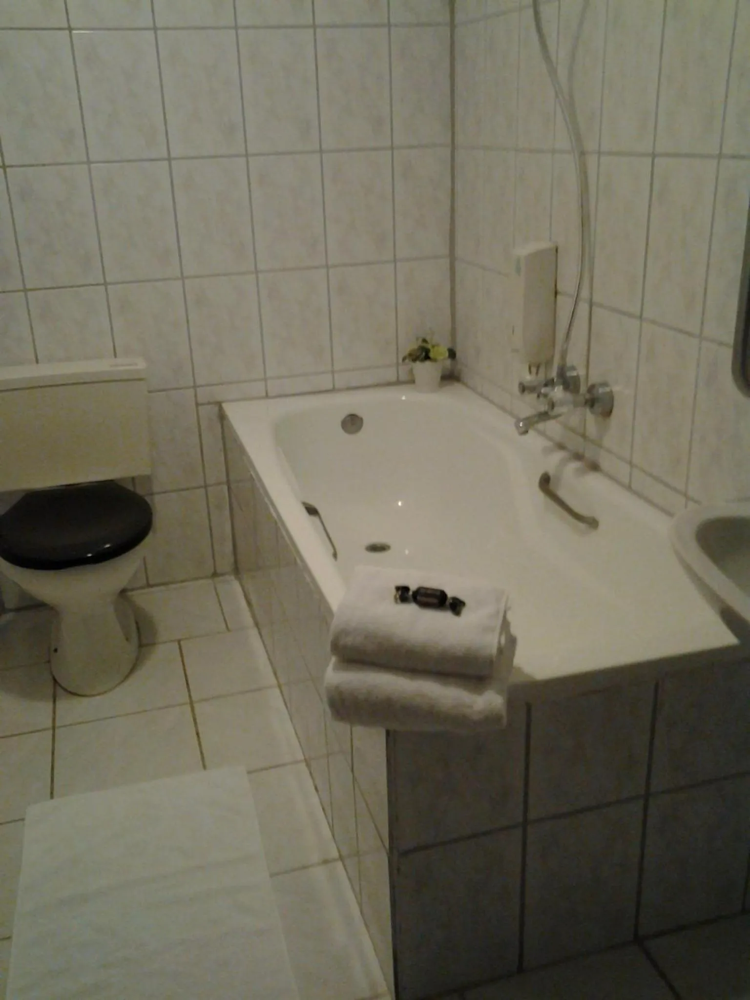 Bathroom in Hotel Dupuis