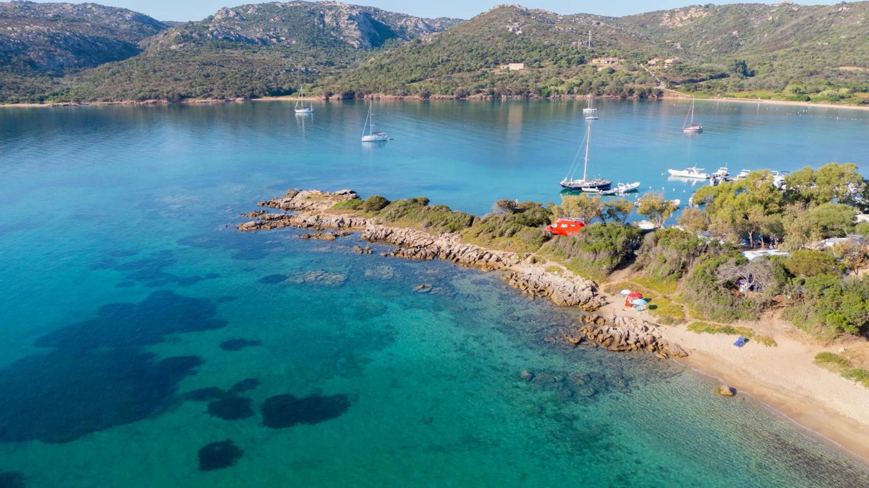 Natural landscape in Camping Village Capo D'Orso