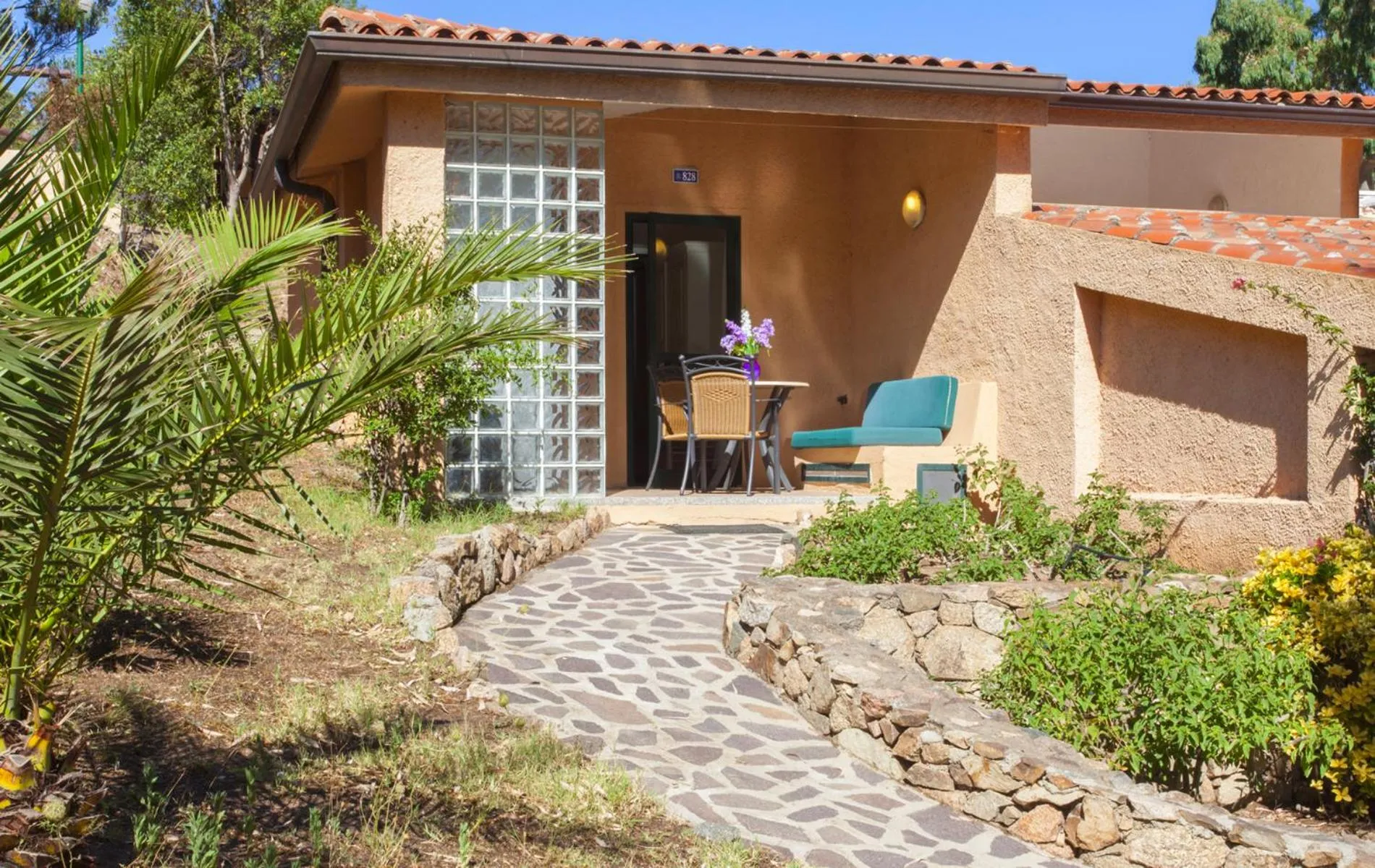 Patio in Camping Village Capo D'Orso