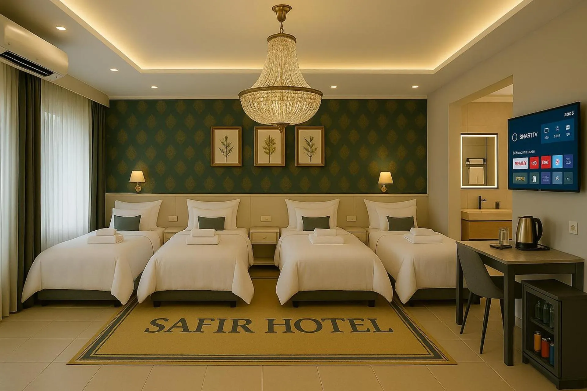 Bed in Çorlu Safir Hotel & City Center