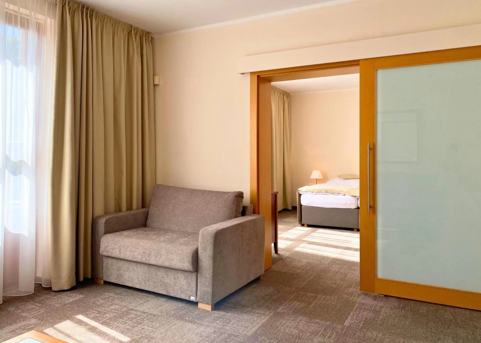 Bed in Golf Hotel Austerlitz