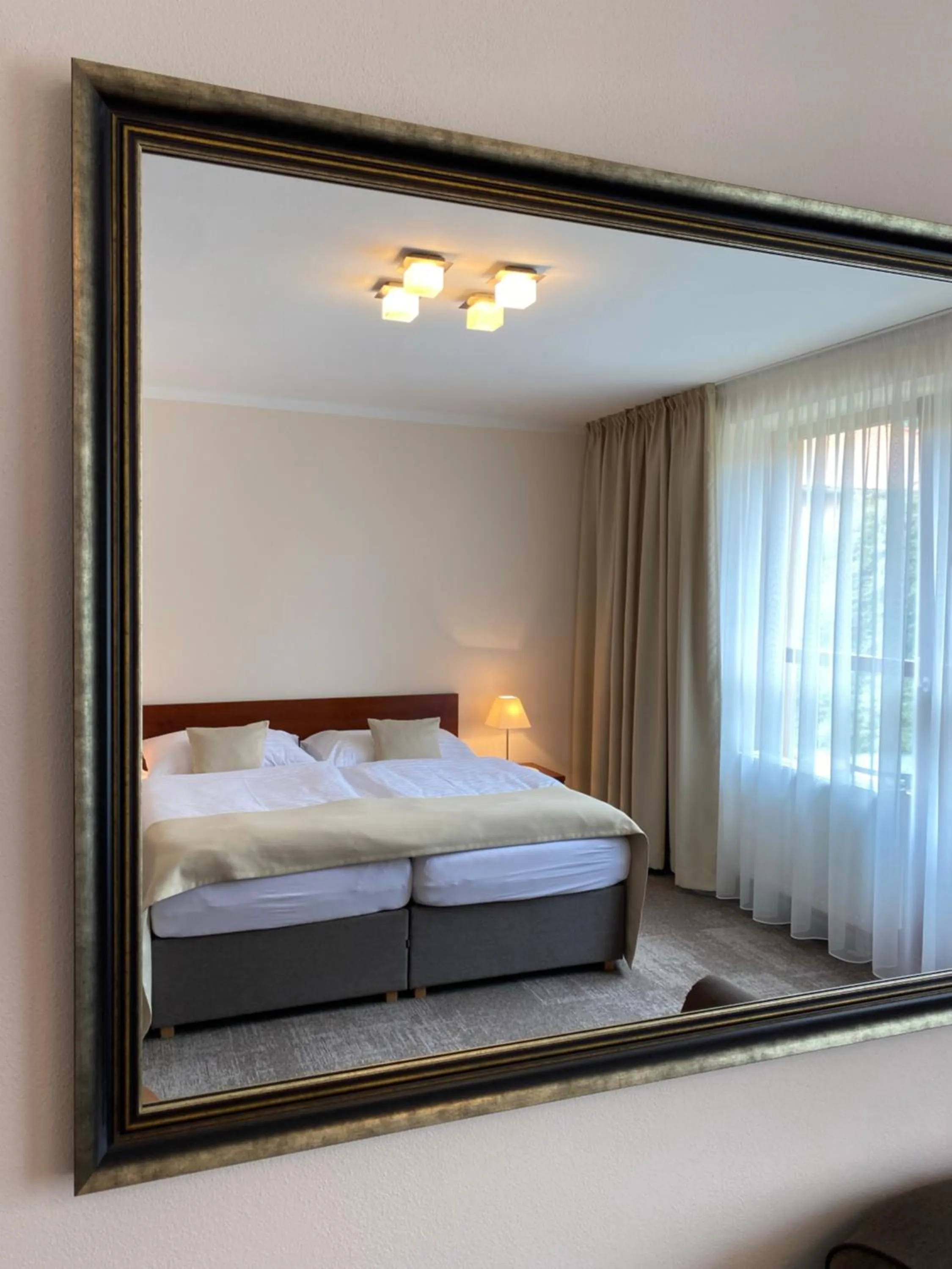 Bed in Golf Hotel Austerlitz