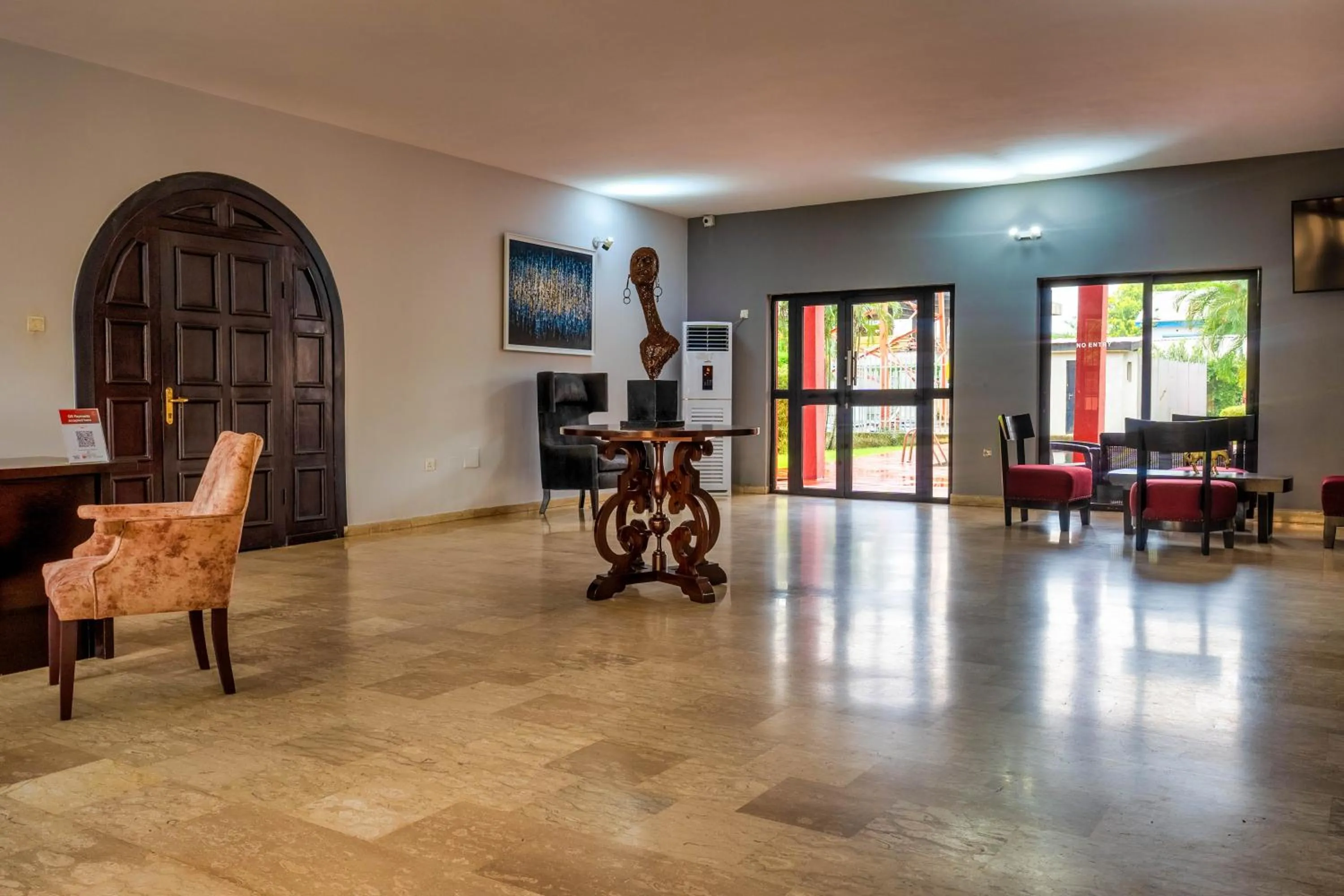 Seating area in The Guest House