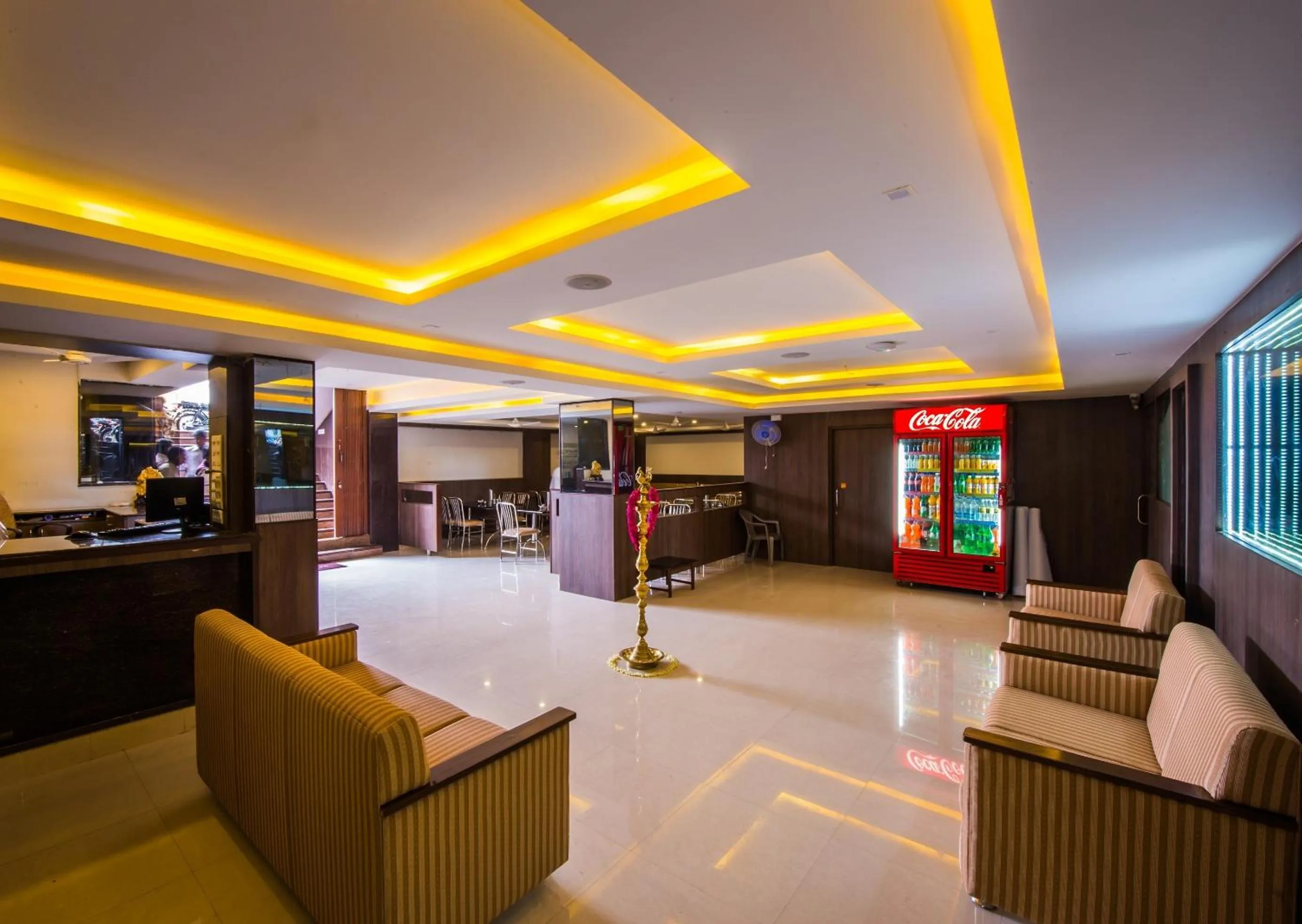 Lobby or reception in Plaza Hotel Trichy