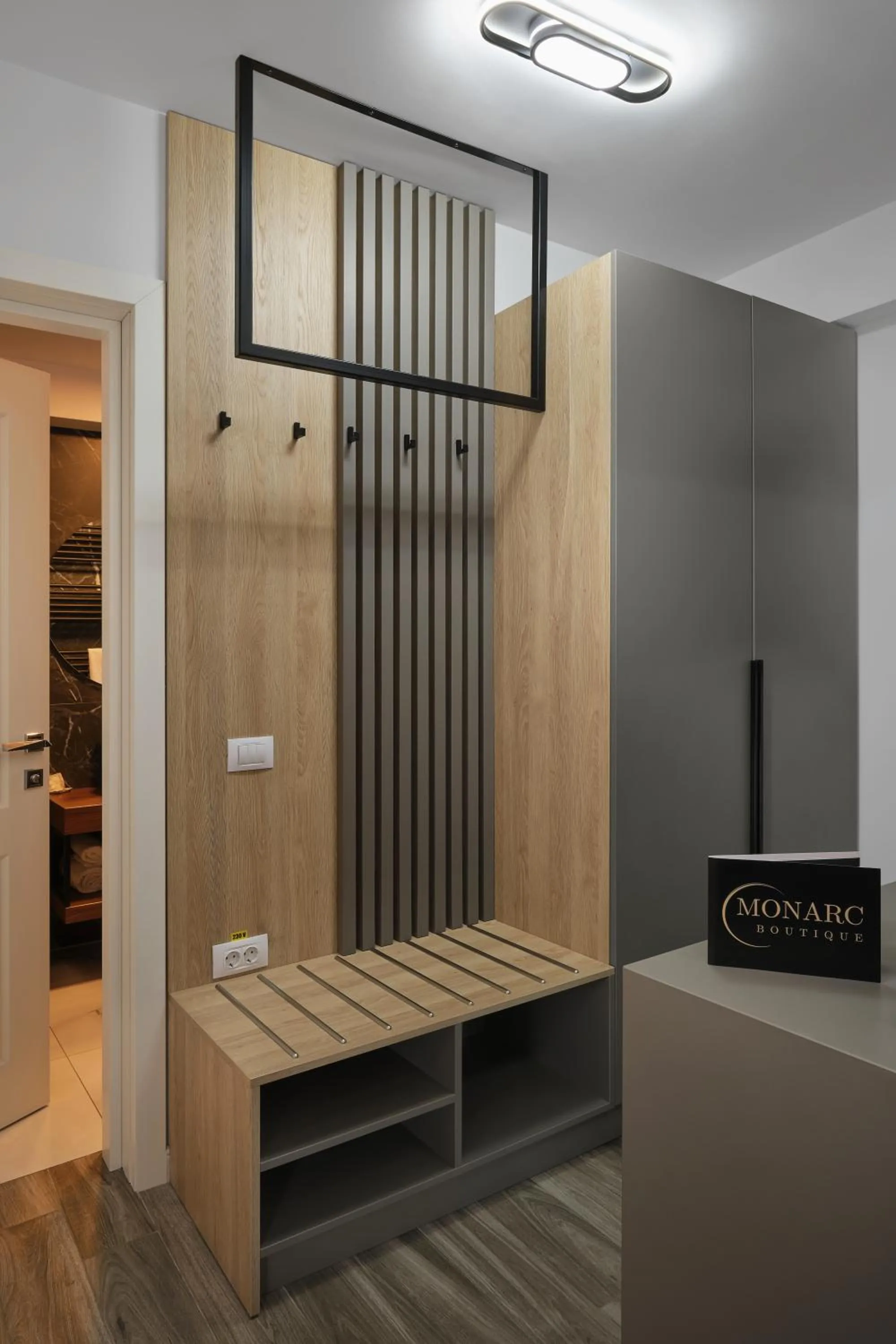 wardrobe in MONARC Boutique ApartHotel - SELF CHECK-IN