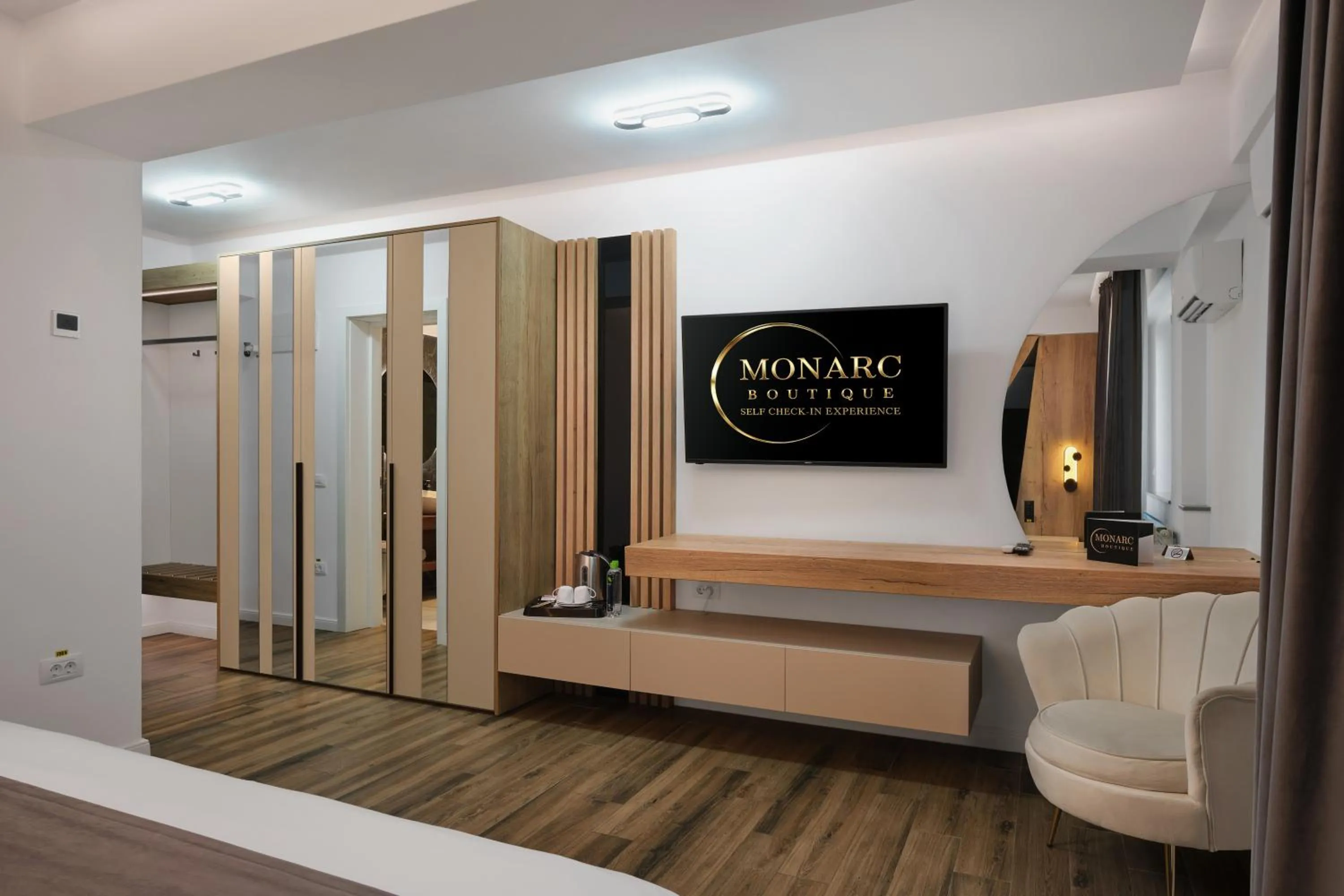 Bed in MONARC Boutique ApartHotel - SELF CHECK-IN