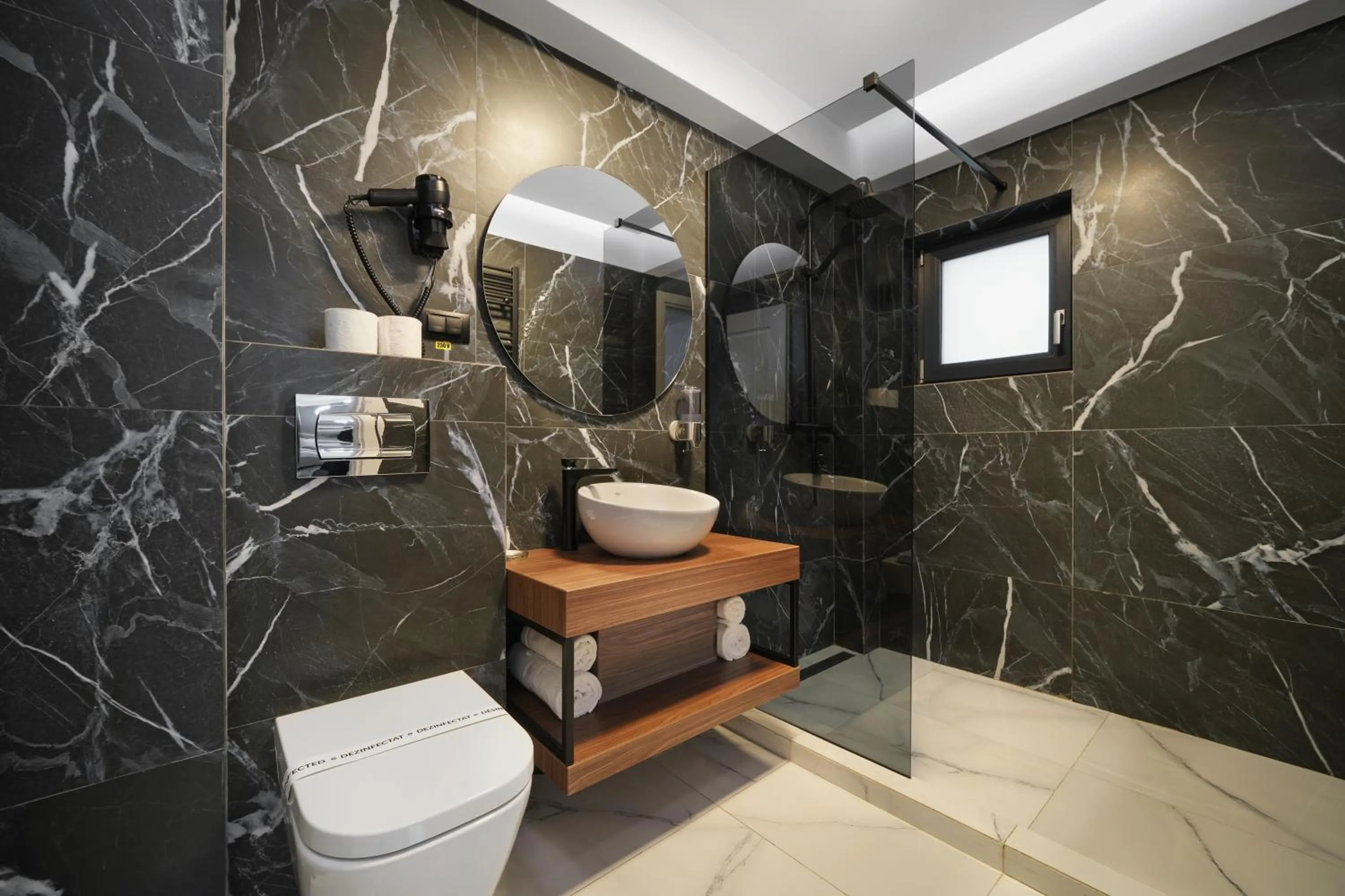 Shower in MONARC Boutique ApartHotel - SELF CHECK-IN