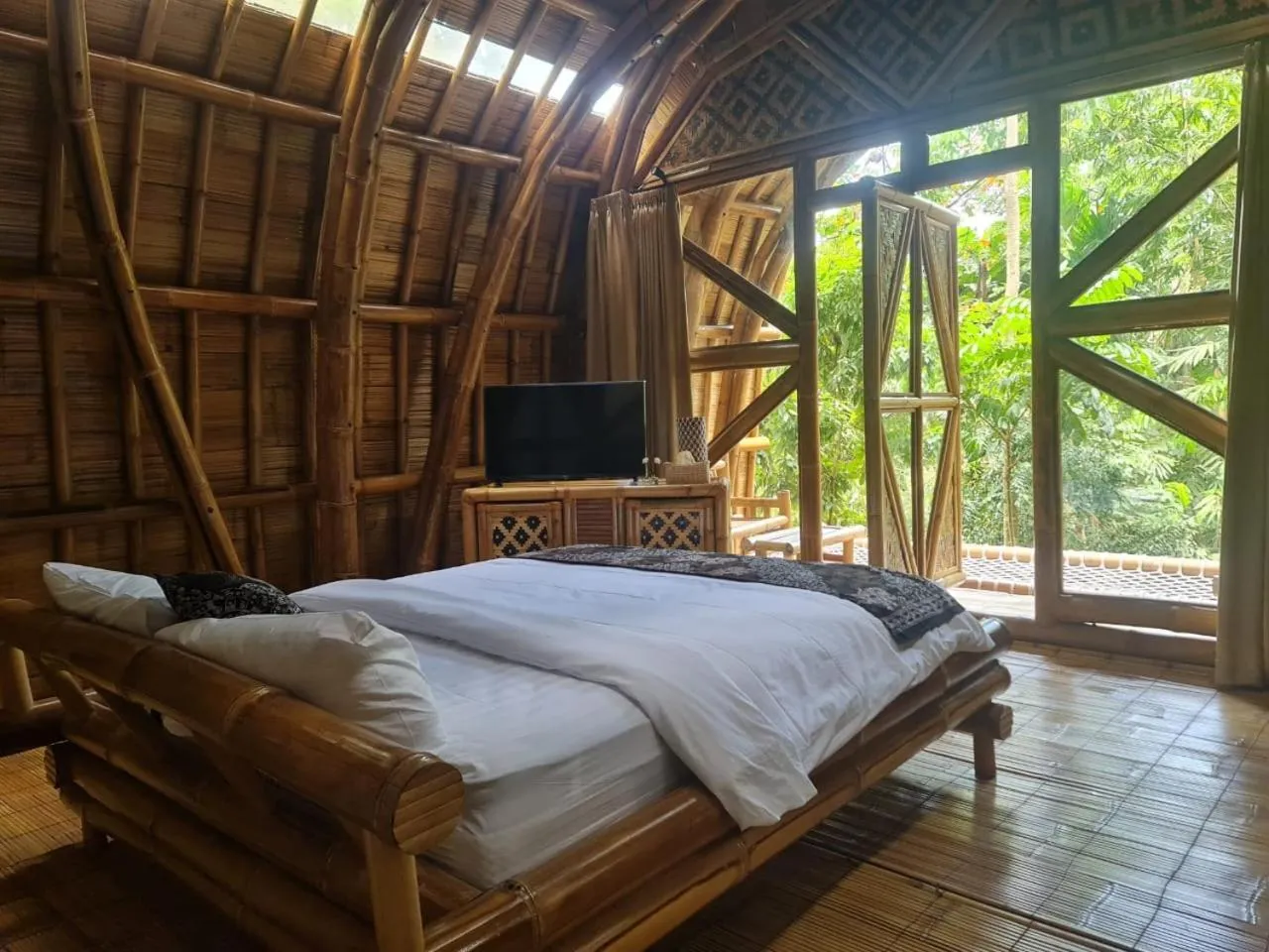 Bed in The Osing Bamboo Resort - a LIBERTA Collection