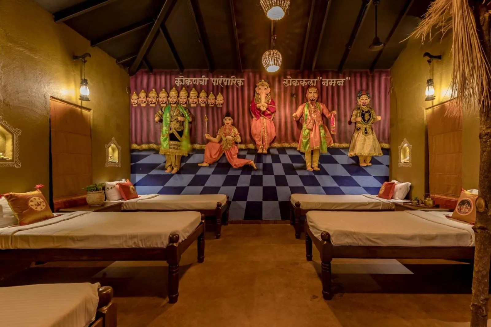 Bed in Dio Regaalo Theme Resort, Ratnagiri