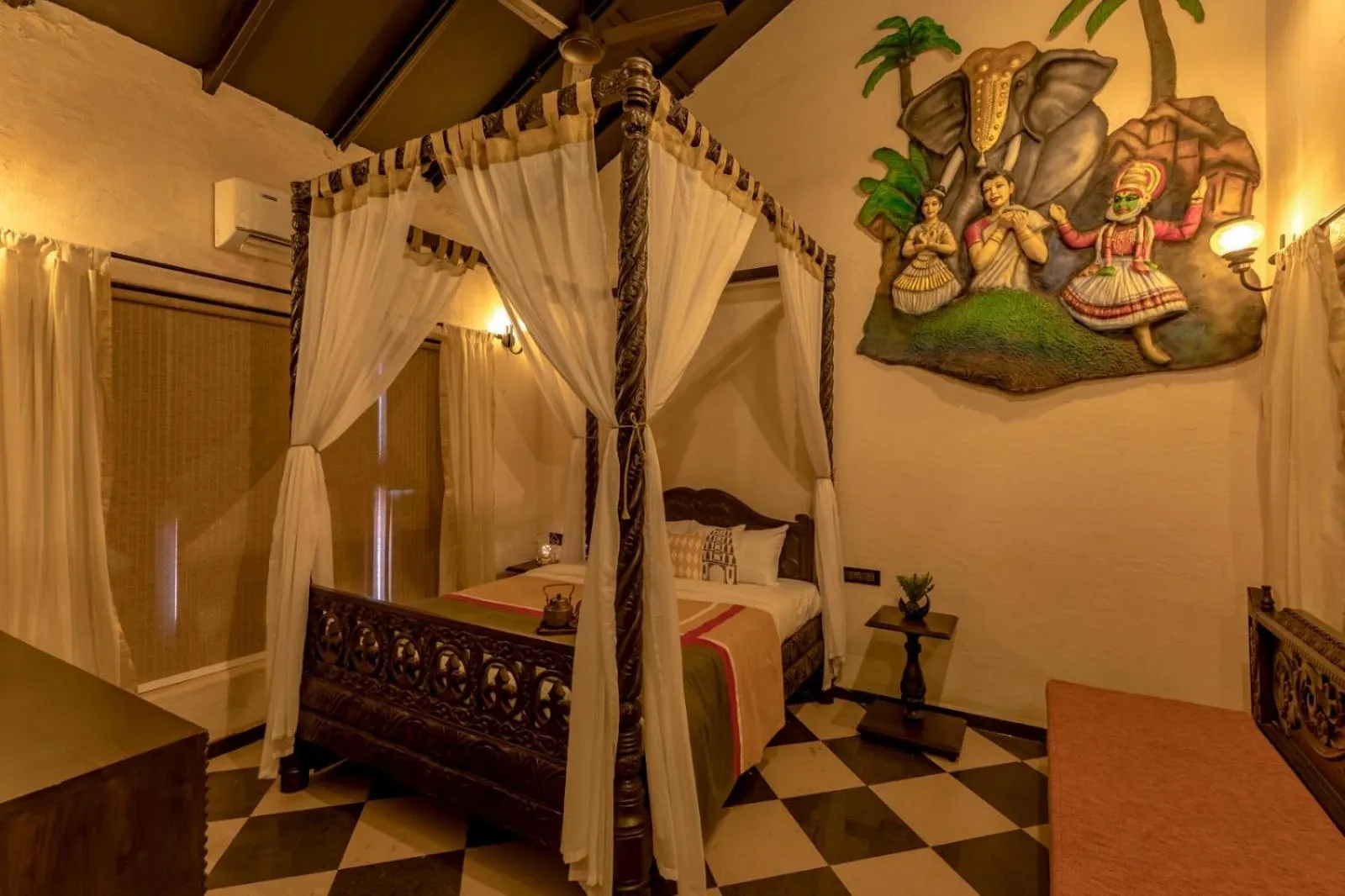 Bed in Dio Regaalo Theme Resort, Ratnagiri