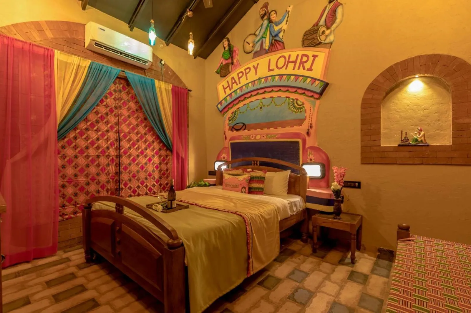 Bed in Dio Regaalo Theme Resort, Ratnagiri