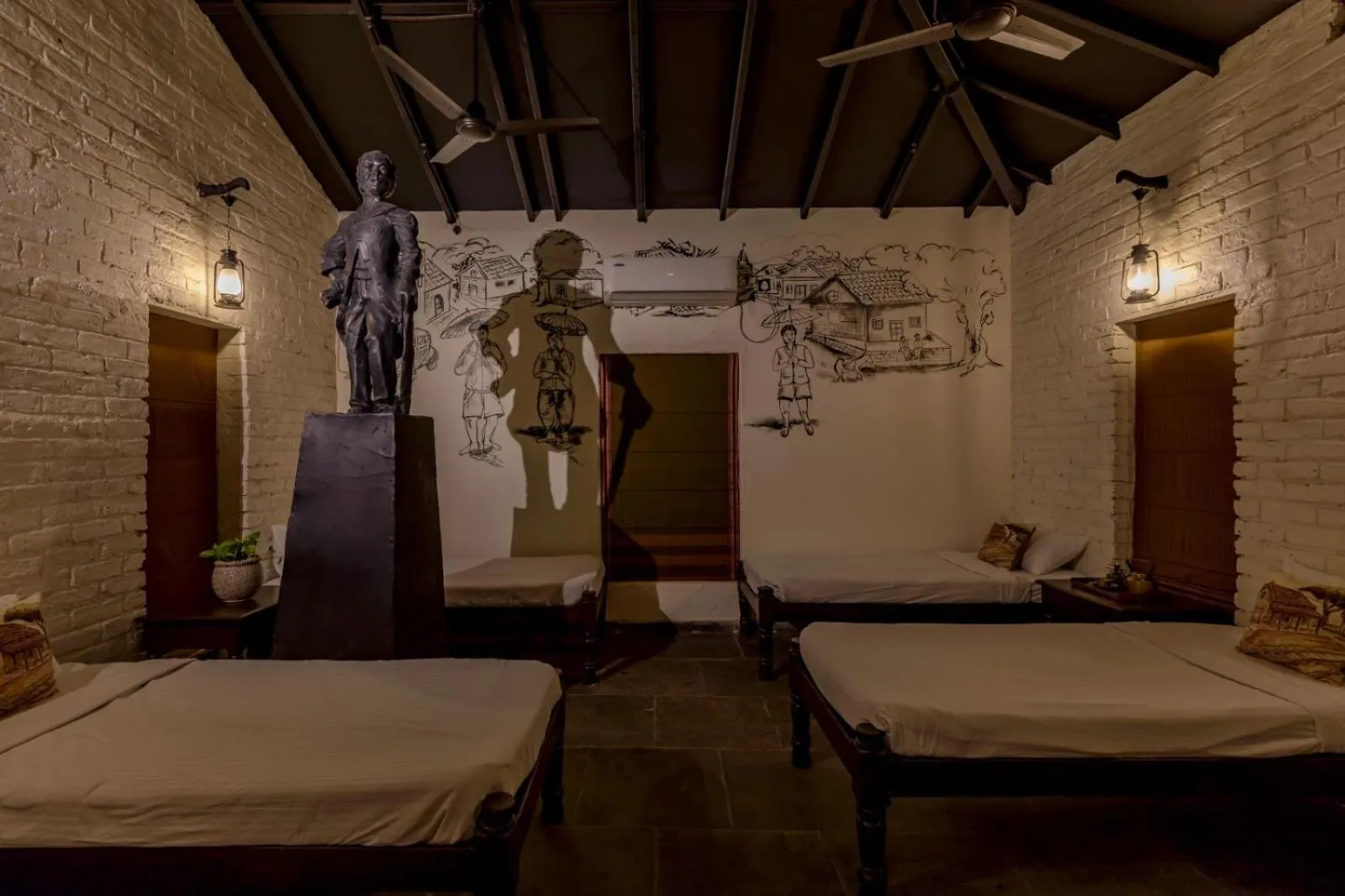 Bed in Dio Regaalo Theme Resort, Ratnagiri