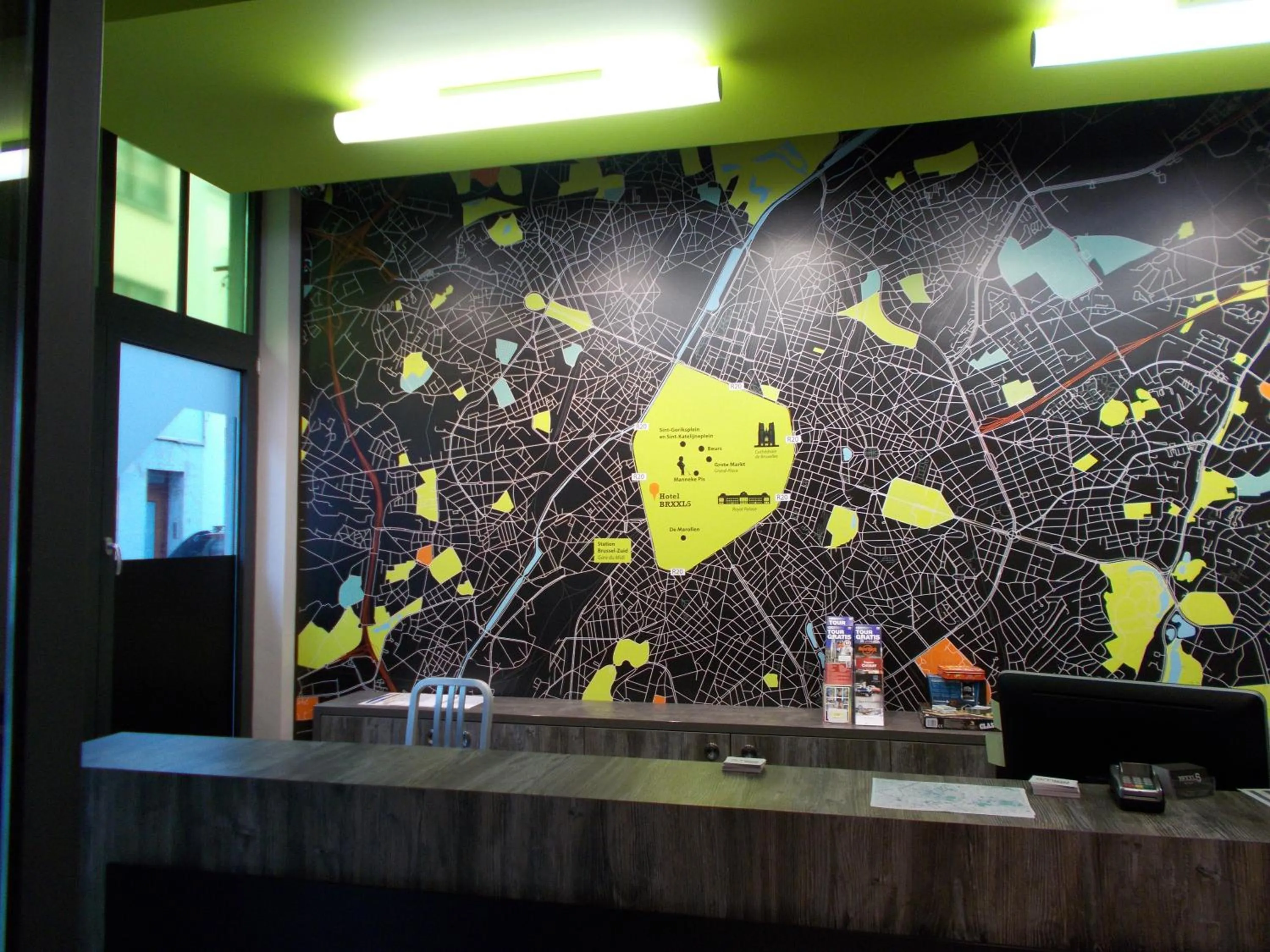 Lobby or reception in Brxxl 5 City Centre Hostel