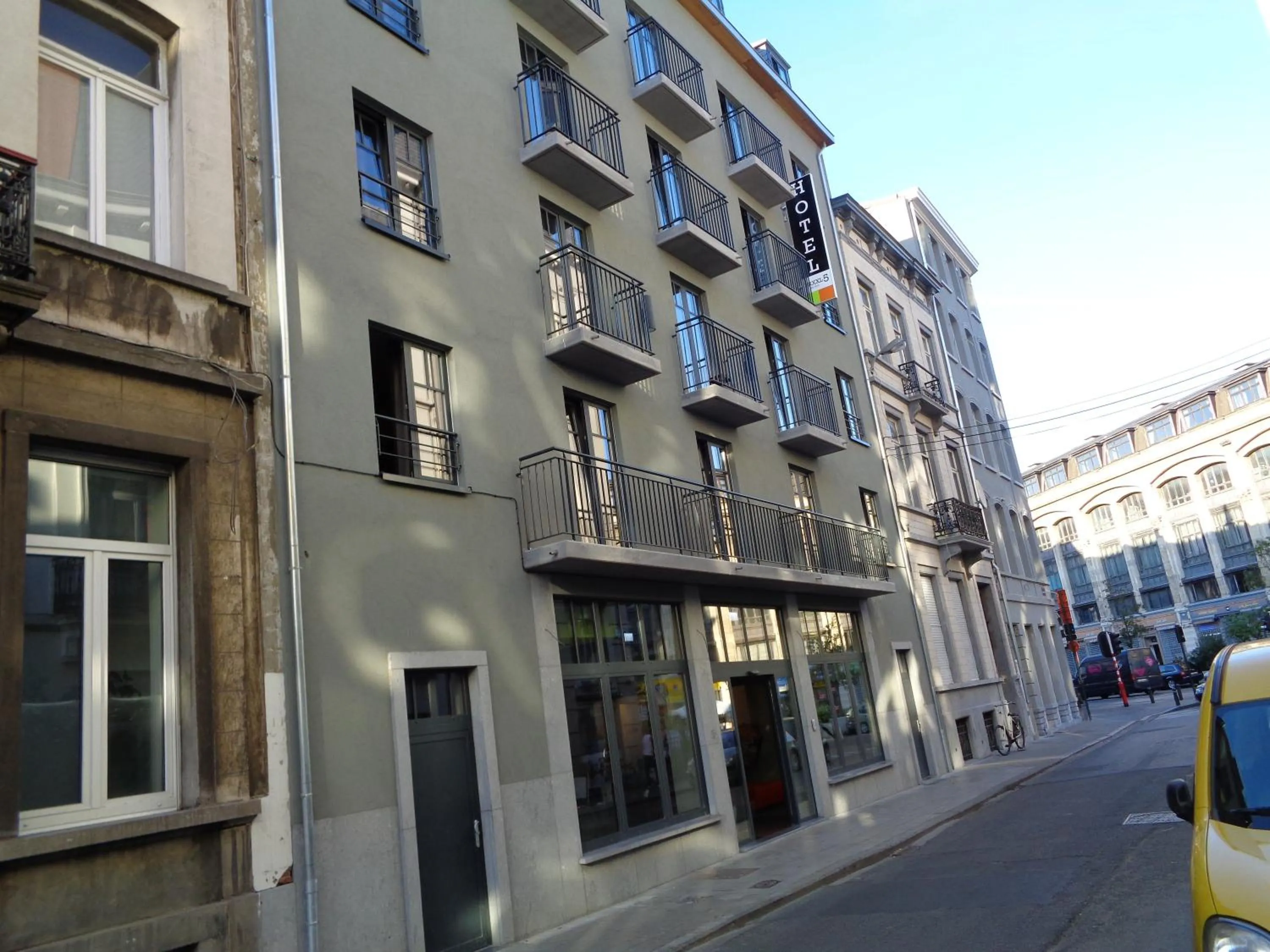 Facade/entrance in Brxxl 5 City Centre Hostel