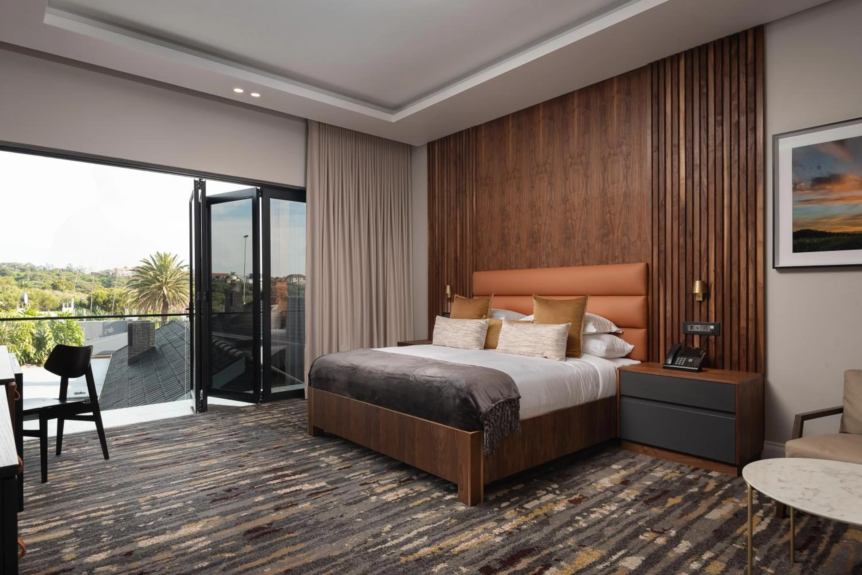 Bed in Anfani Boutique Hotel