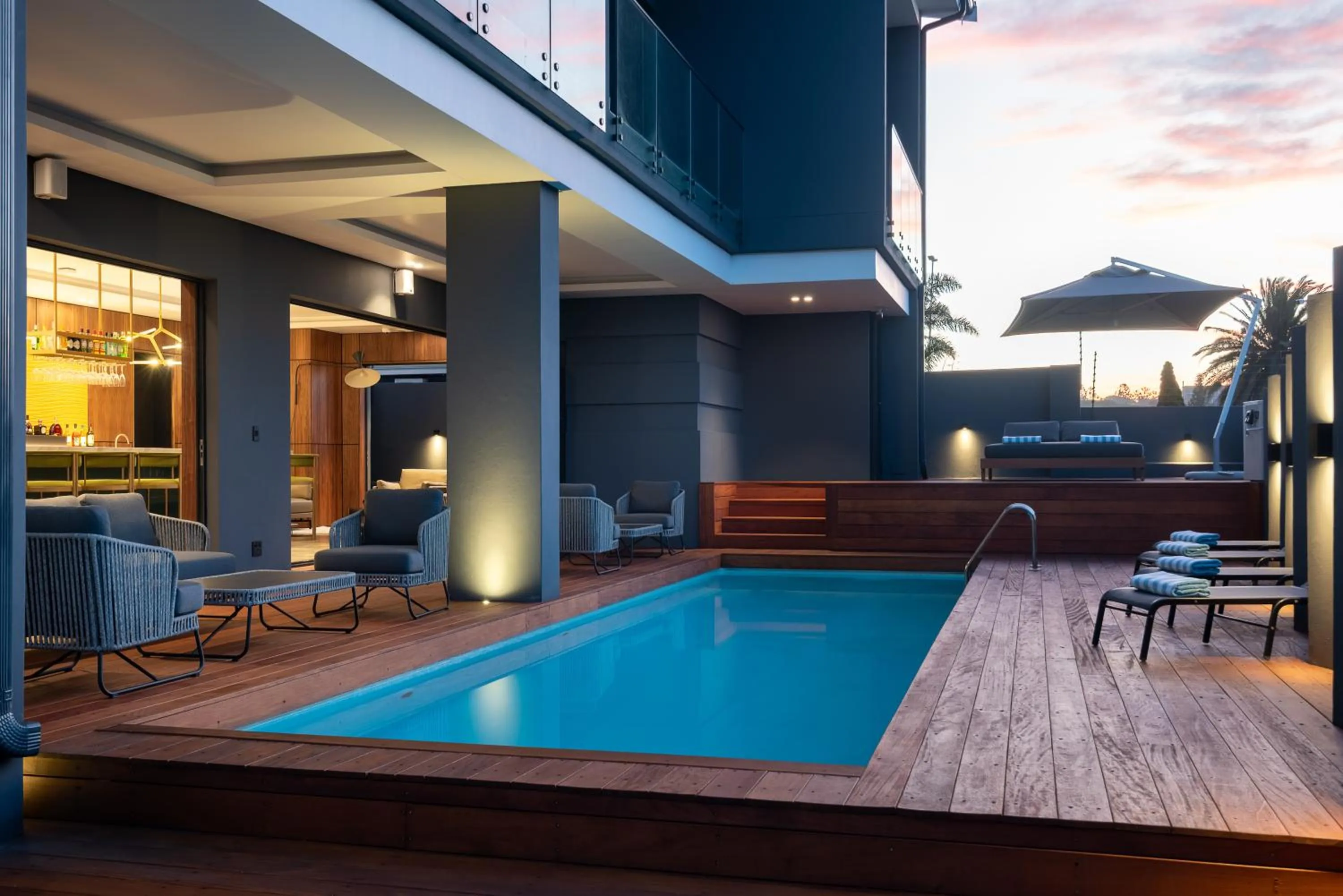 Patio in Anfani Boutique Hotel